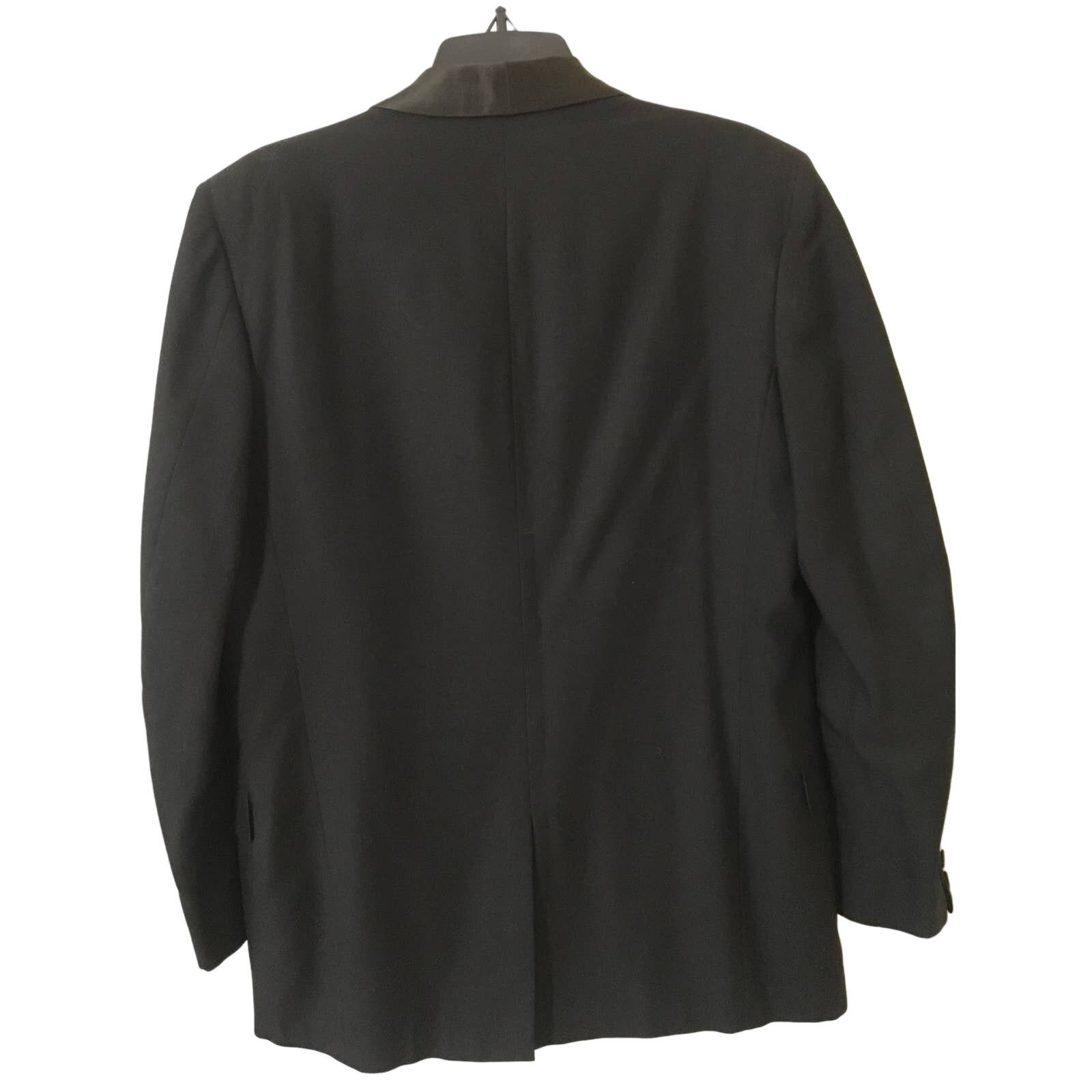 After Six After Six by Rudofker Large Blak Tuxedo Jacket Pleated Pants Size 42R - 2 Thumbnail