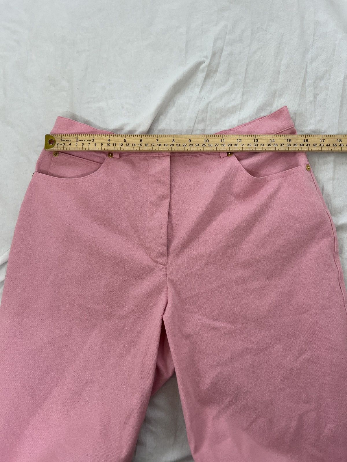 St. John St. John Sport by Marie Gray Rose Pink cotton pants size 12 Size 34" / US 12 / IT 48 - 7 Thumbnail