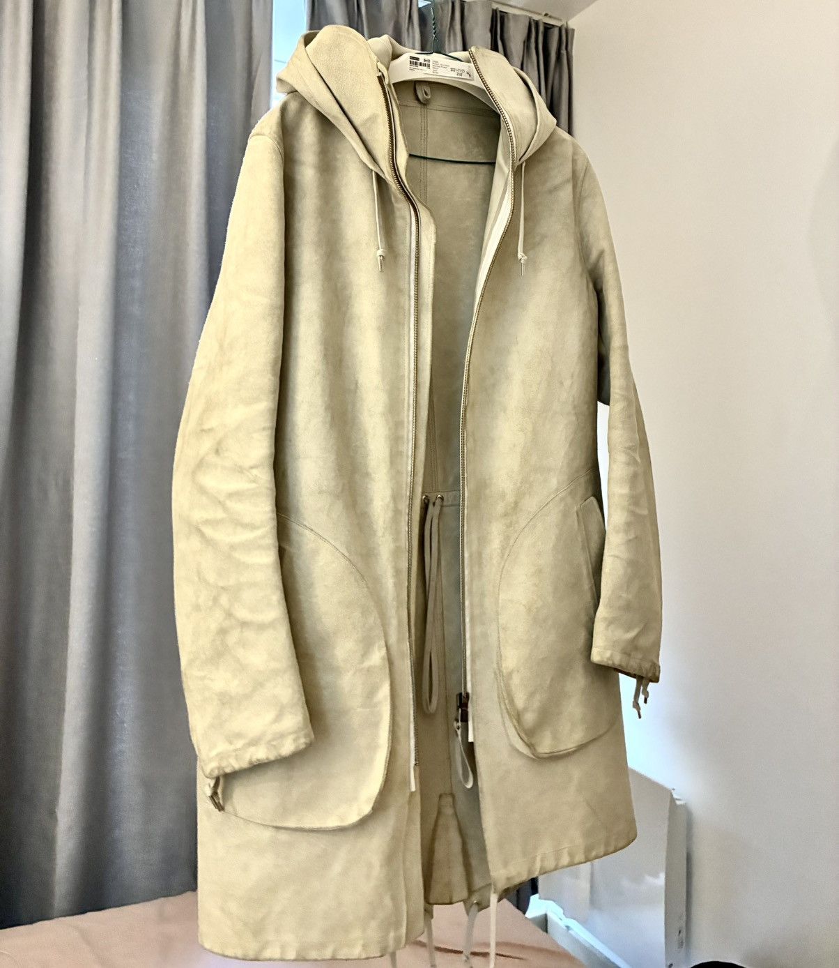 Carol Christian Poell CCP 'Rawhide' High Neck Caban Coat *ONE OF A