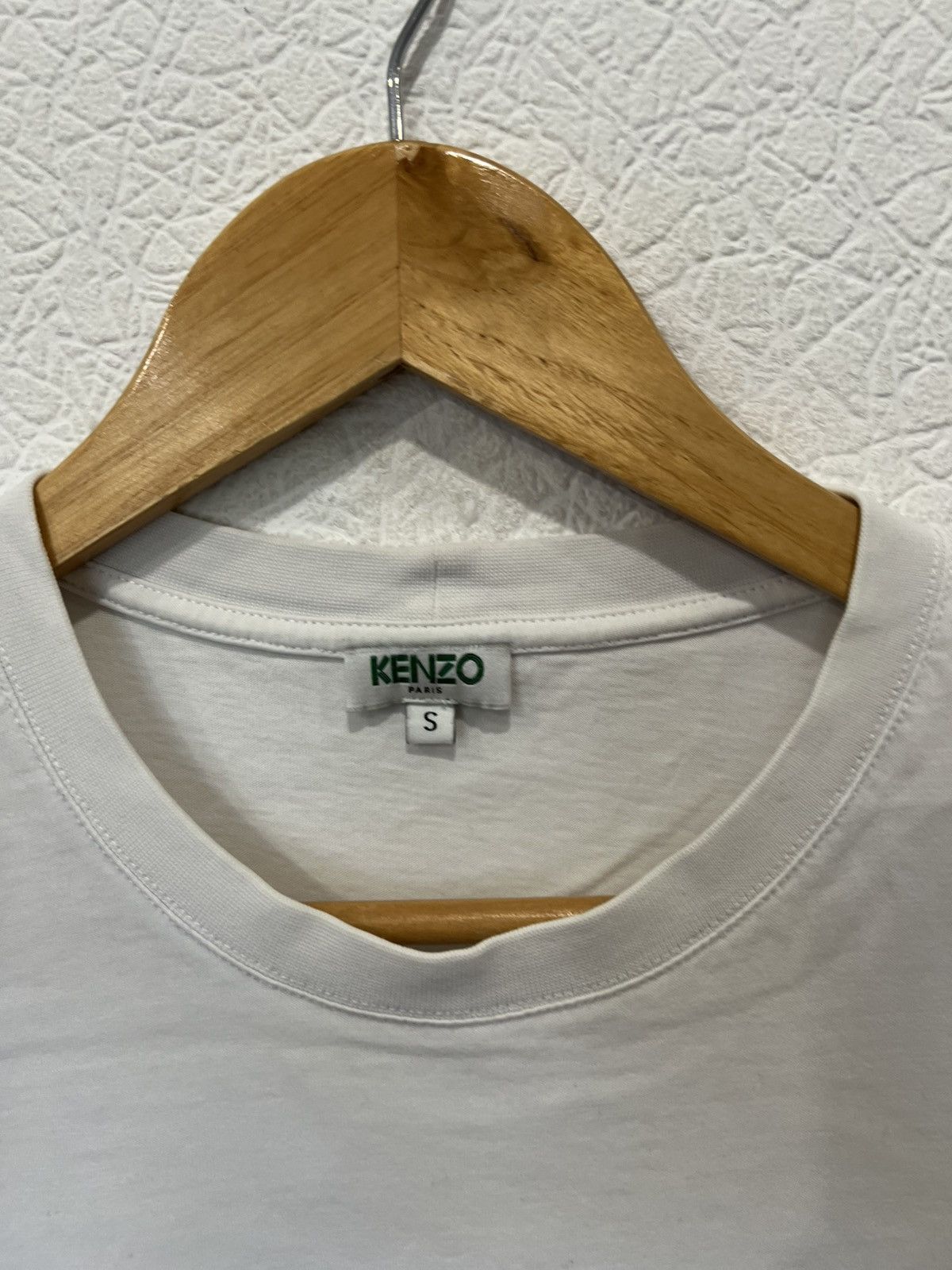 Kenzo Kenzo White Basic T Shirt Tee Size US S / EU 44-46 / 1 - 3 Thumbnail