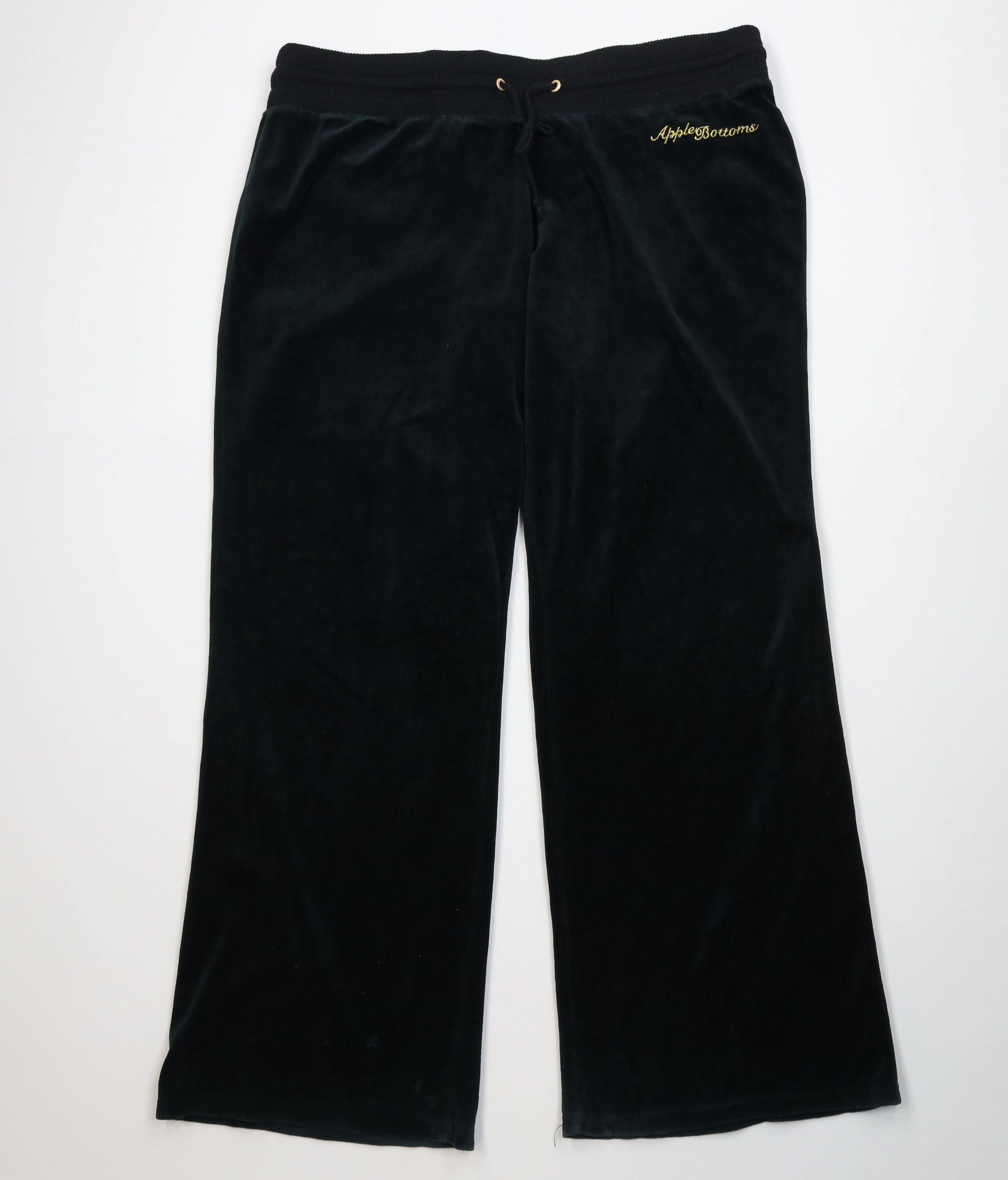 Vintage Vintage 90s Y2K Apple Bottoms Wide Leg Sweatpants Pants Size 38" / US 16 / IT 52 - 1 Thumbnail