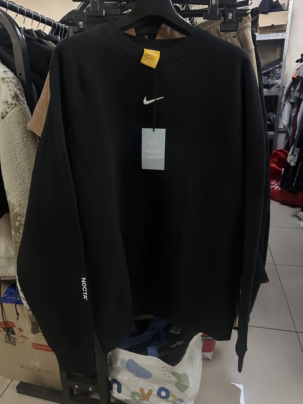 Nike Nike Nocta sweatshirt size M black logo Size US M / EU 48-50 / 2 - 3 Thumbnail
