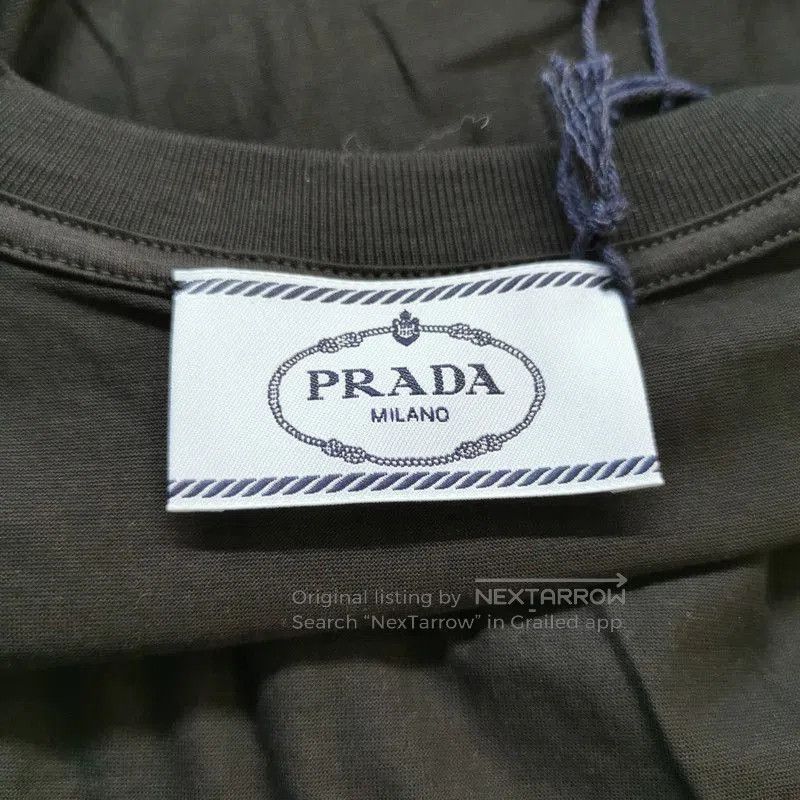 Prada Prada Black Cotton Round Neck T-Shirt. Size US S / EU 44-46 / 1 - 5 Thumbnail