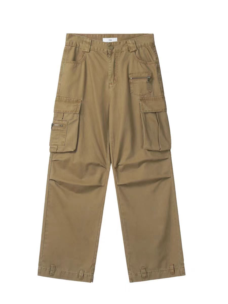 Japanese Brand × Vintage Street Multi-Pocket Workwear Hip Hop Skater Casual Pants Size US 31 - 3 Thumbnail