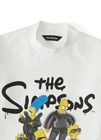 Balenciaga o1s1rm0924 Kids T-Shirt in White Size US XXS / EU 40 - 4 Thumbnail