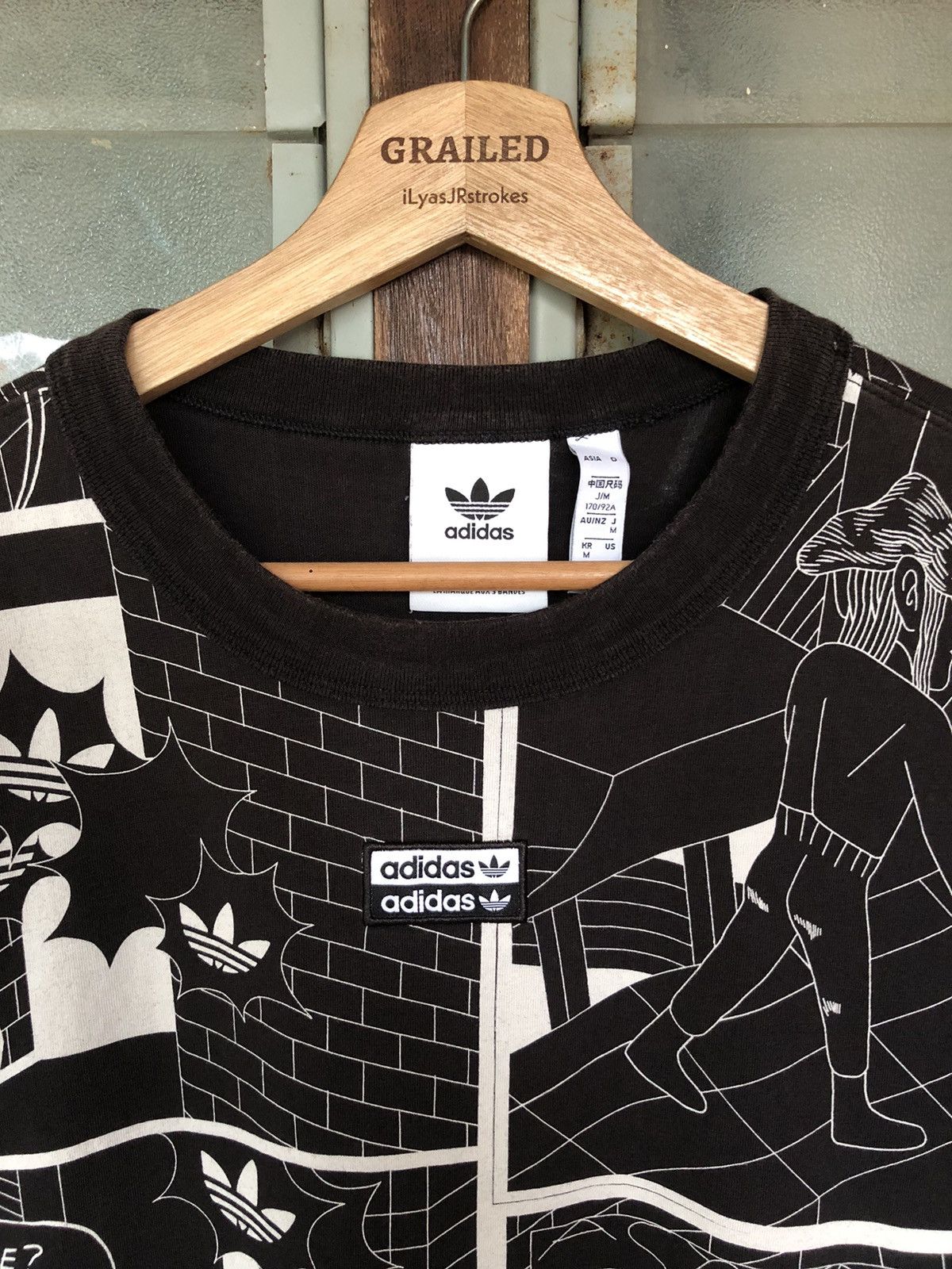 Adidas Adidas Men’s R.Y.V Allover Print Shirt Tee Size US M / EU 48-50 / 2 - 3 Thumbnail