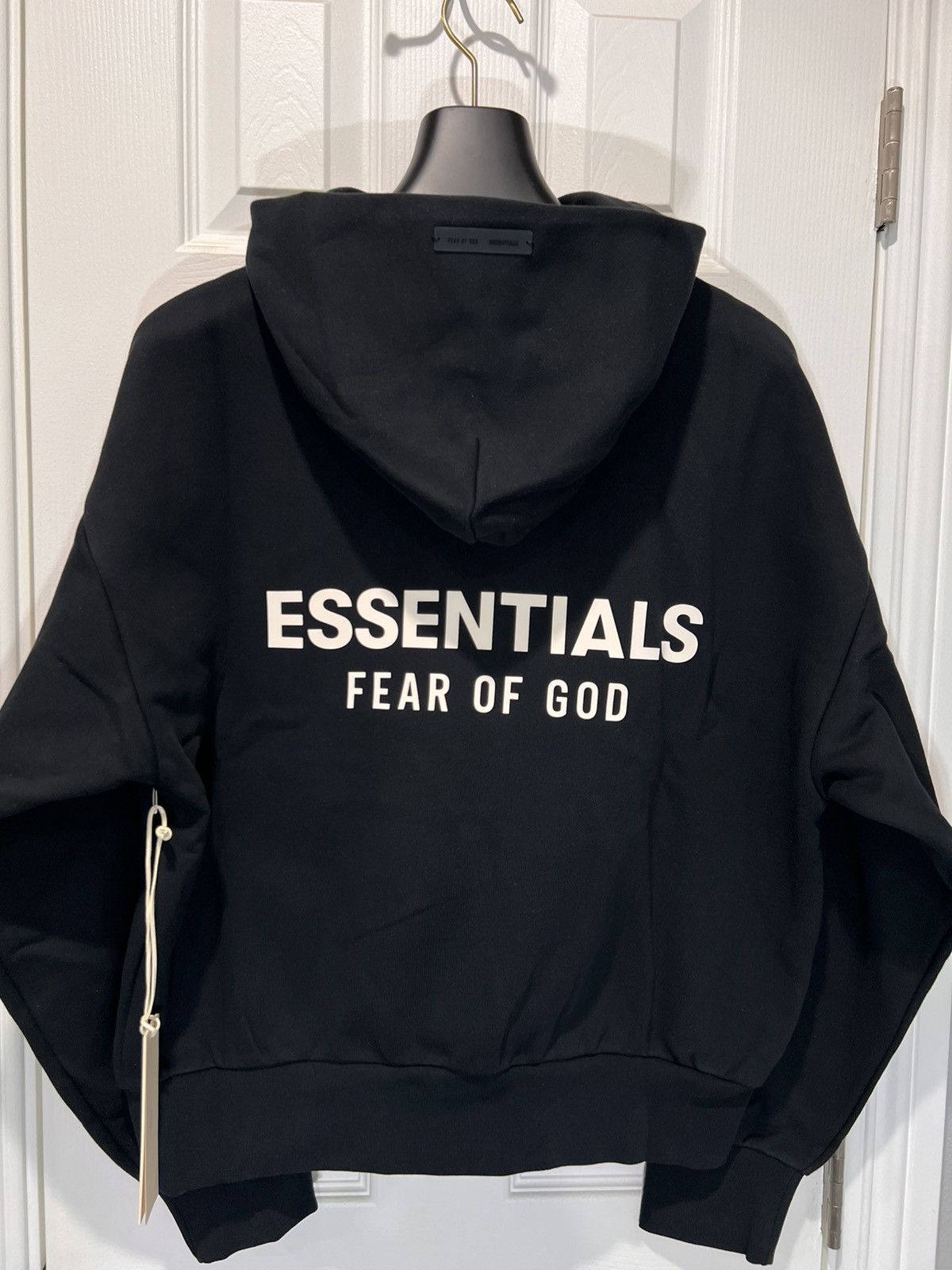 Fear of God Fear of god Essentials Jet Black Small Hoodie Size US S / EU 44-46 / 1 - 2 Thumbnail