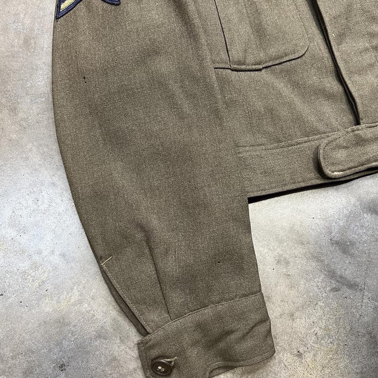Vintage Vintage Eisenhower Ike Jacket WWII Cropped Military Wool USA Size US S / EU 44-46 / 1 - 4 Thumbnail