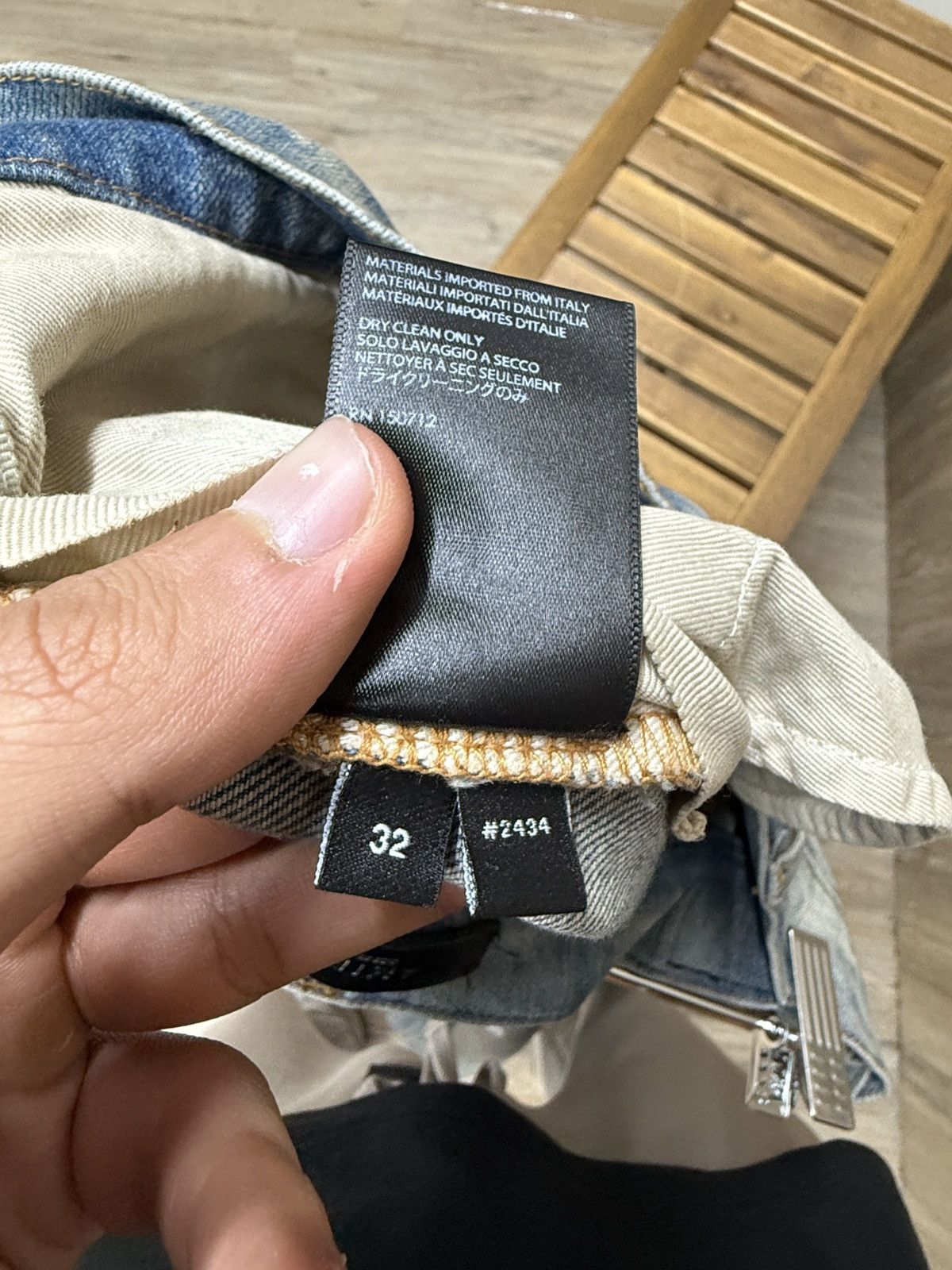 Amiri Amiri Cherbub Denim Jeans Size US 32 / EU 48 - 14 Thumbnail
