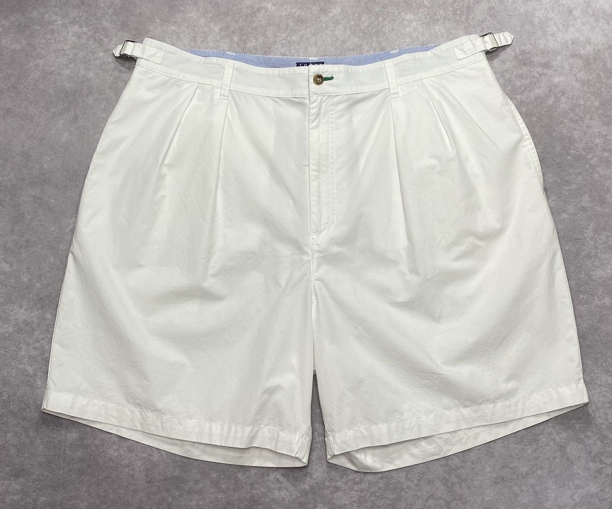 Tommy Hilfiger 90’s Vintage Tommy Hilfiger White Cotton Shorts Size US 38 / EU 54 - 1 Thumbnail