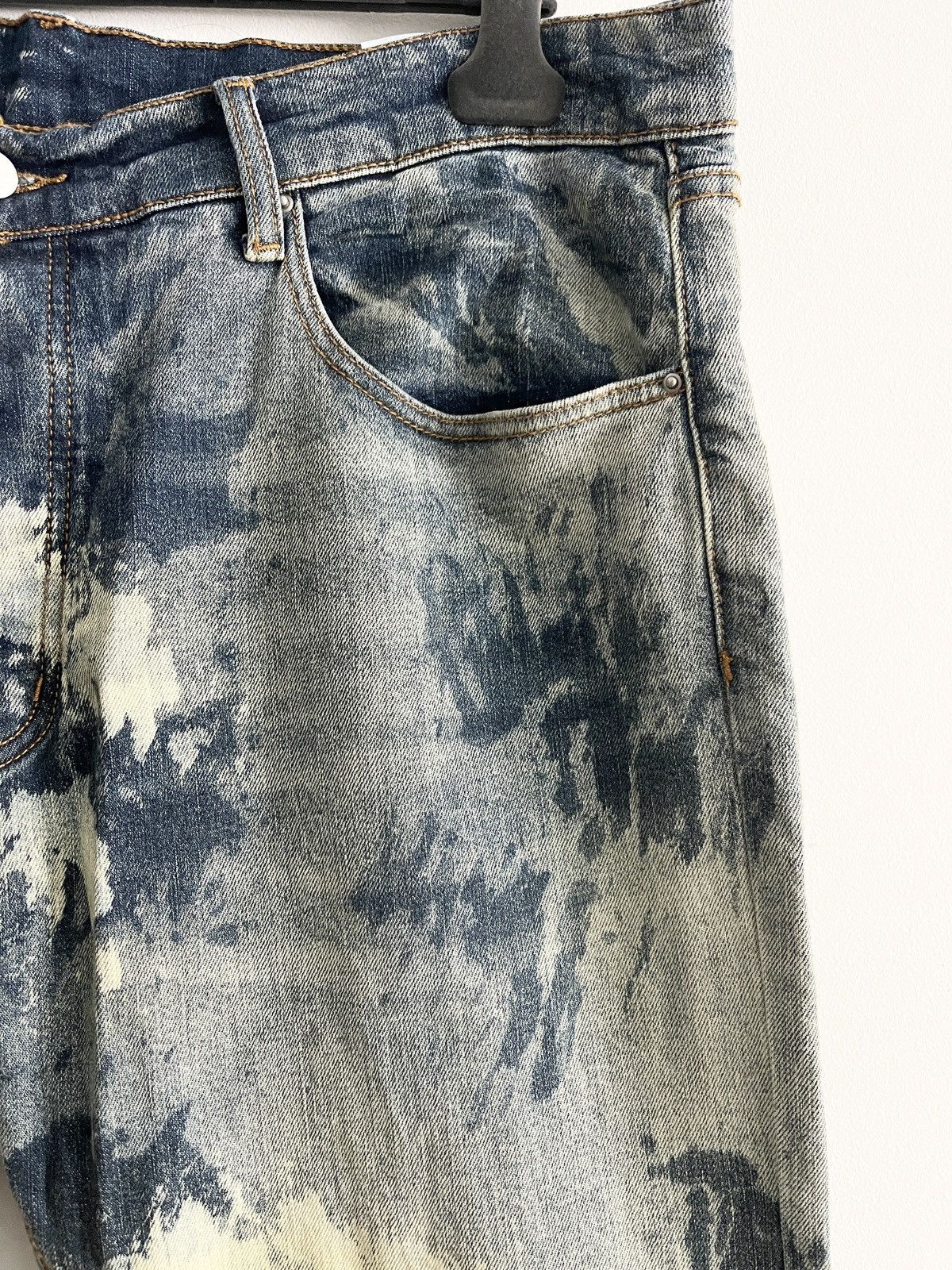 Designer STEAL! MNML Crazy Paint Denim Jeans (size 38) Size US 38 / EU 54 - 3 Thumbnail