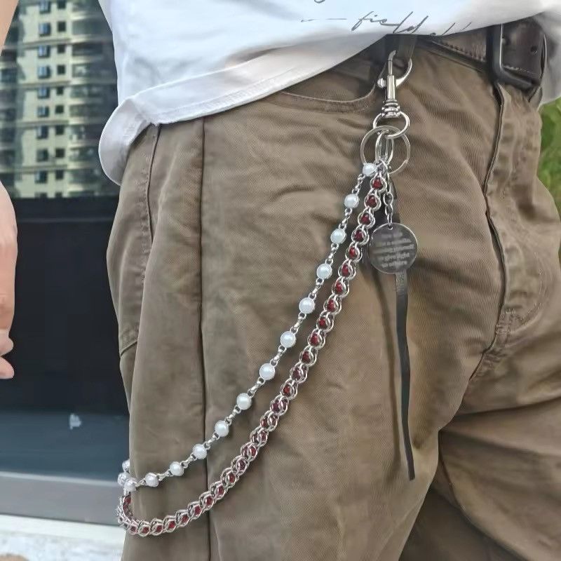 Japanese Brand × Jewelry 2 layer Natural Echo Red Pearl WalletChain ❤️ Size ONE SIZE - 6 Thumbnail