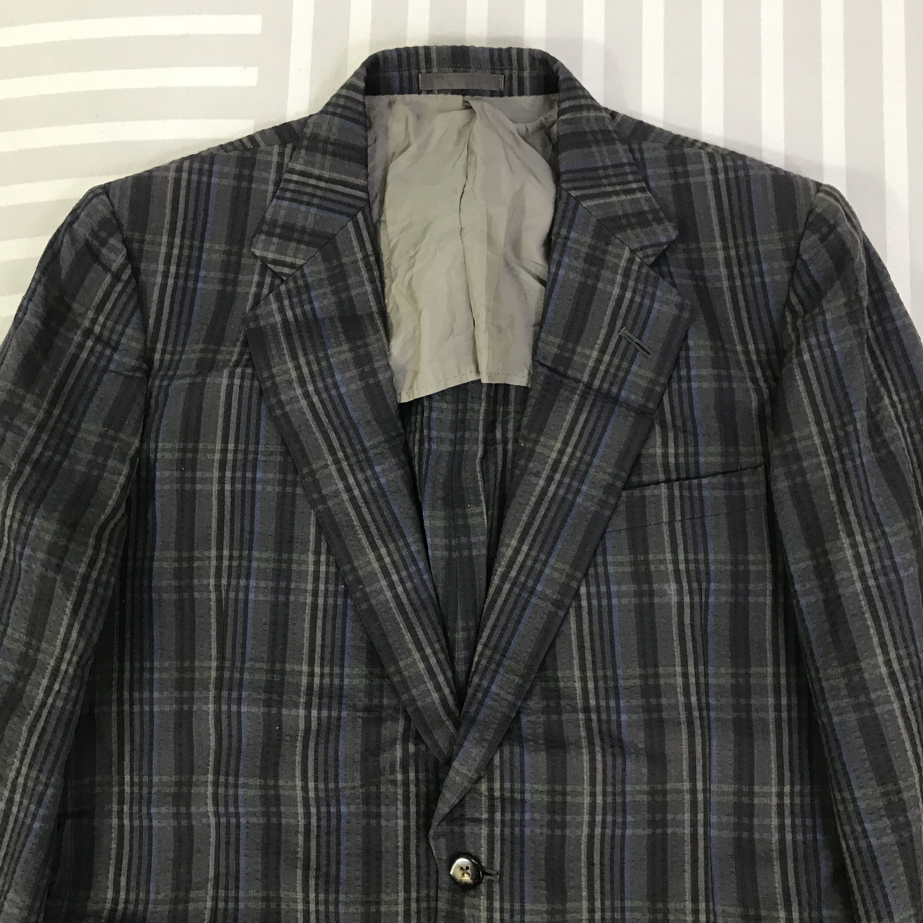 Burberry Vintage Burberry Blazers Tartan Classic coat K122B18 Size US M / EU 48-50 / 2 - 2 Thumbnail