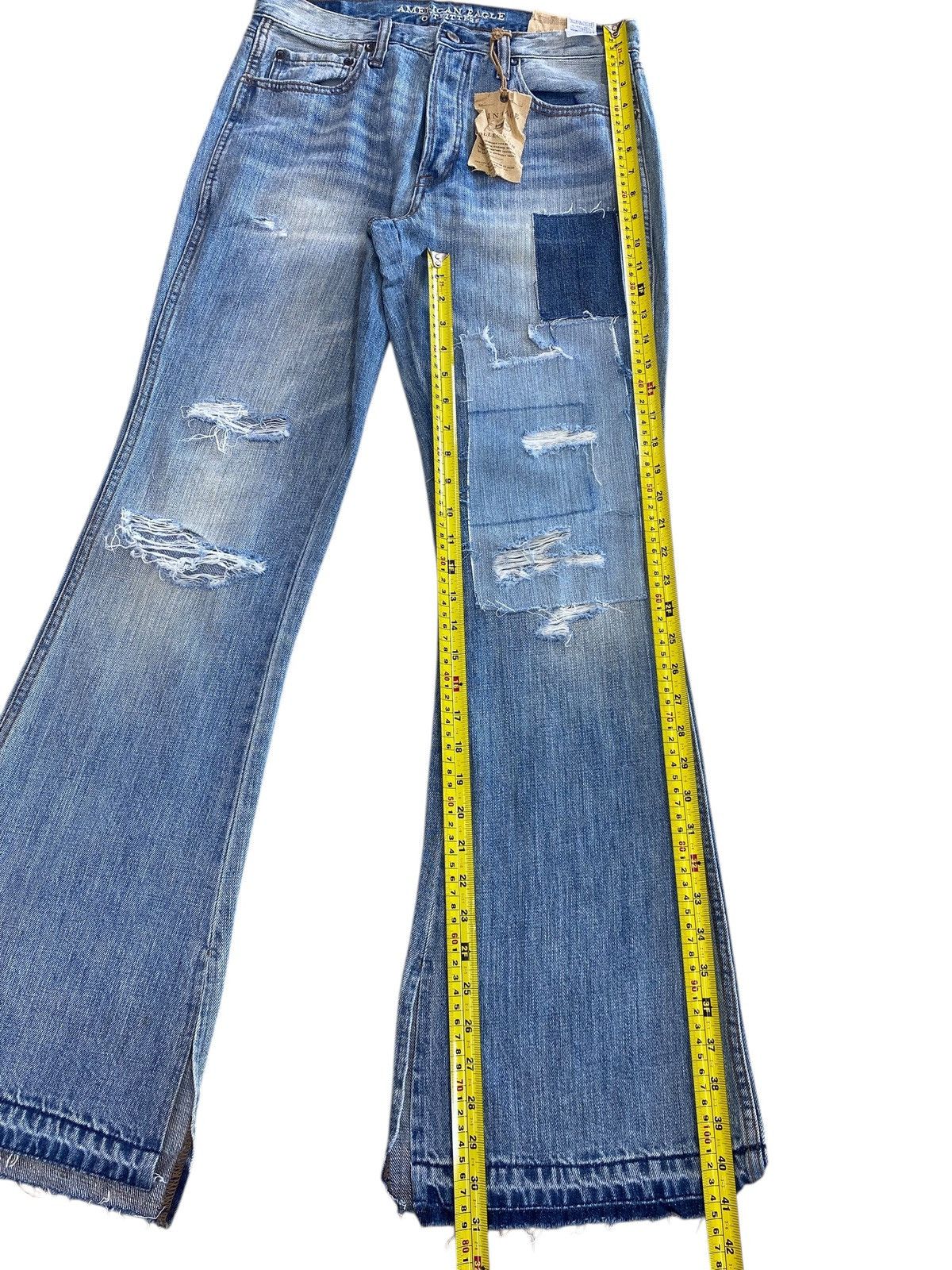 American Eagle Outfitters American Eagle Outfitter Patches Flare Jeans Size US 30 / EU 46 - 8 Thumbnail