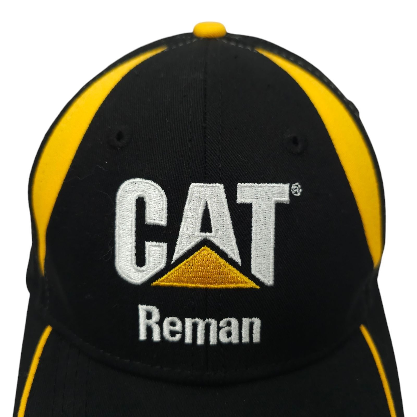 Caterpillar Caterpillar CAT Reman Embroidered Logo Tuck Strap Cap Hat Size ONE SIZE - 7 Thumbnail