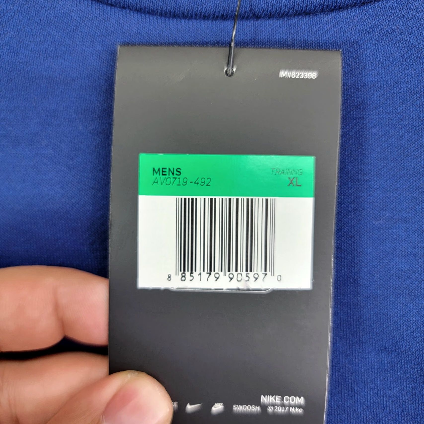 Nike Nike Sweatshirt Mens XL Blue Dri-FIT Pullover Moisture Wicking Breathable Size US XL / EU 56 / 4 - 3 Thumbnail