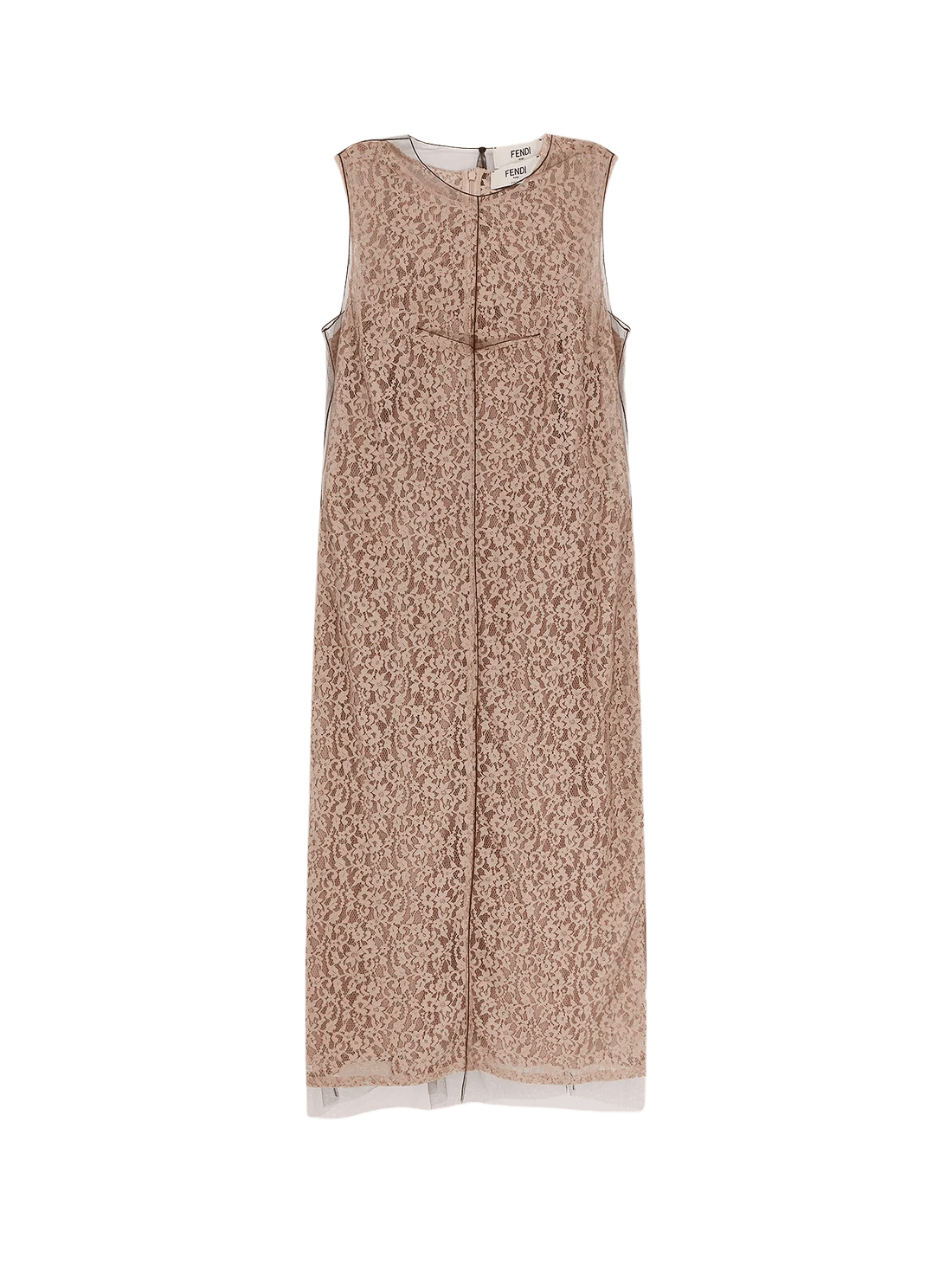 FENDI $3290 Pink Lace Dress New & Authentic