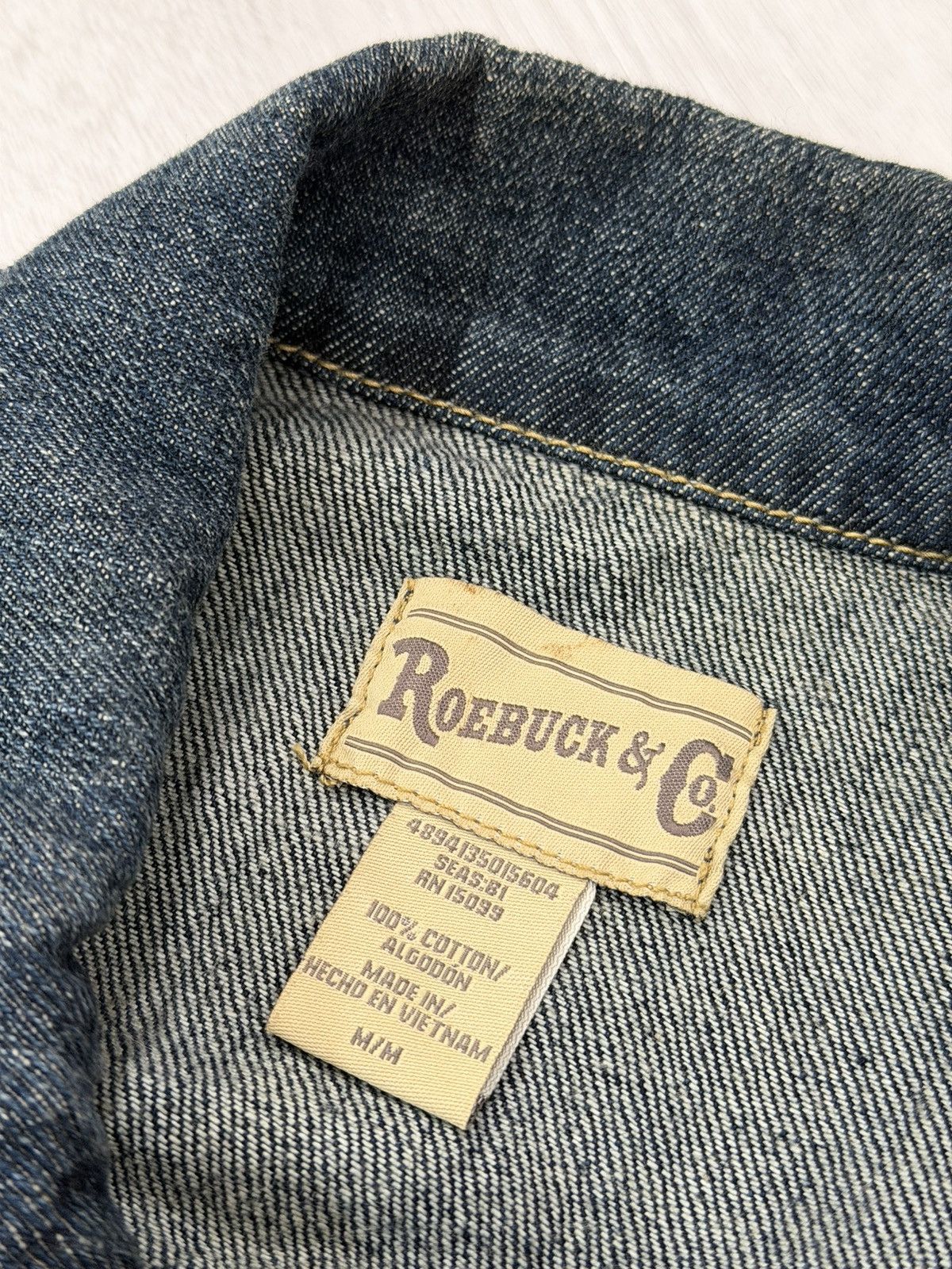 Sears Vintage 90s Roebuck & Co. Jean Jacket Size Medium Size US M / EU 48-50 / 2 - 8 Thumbnail