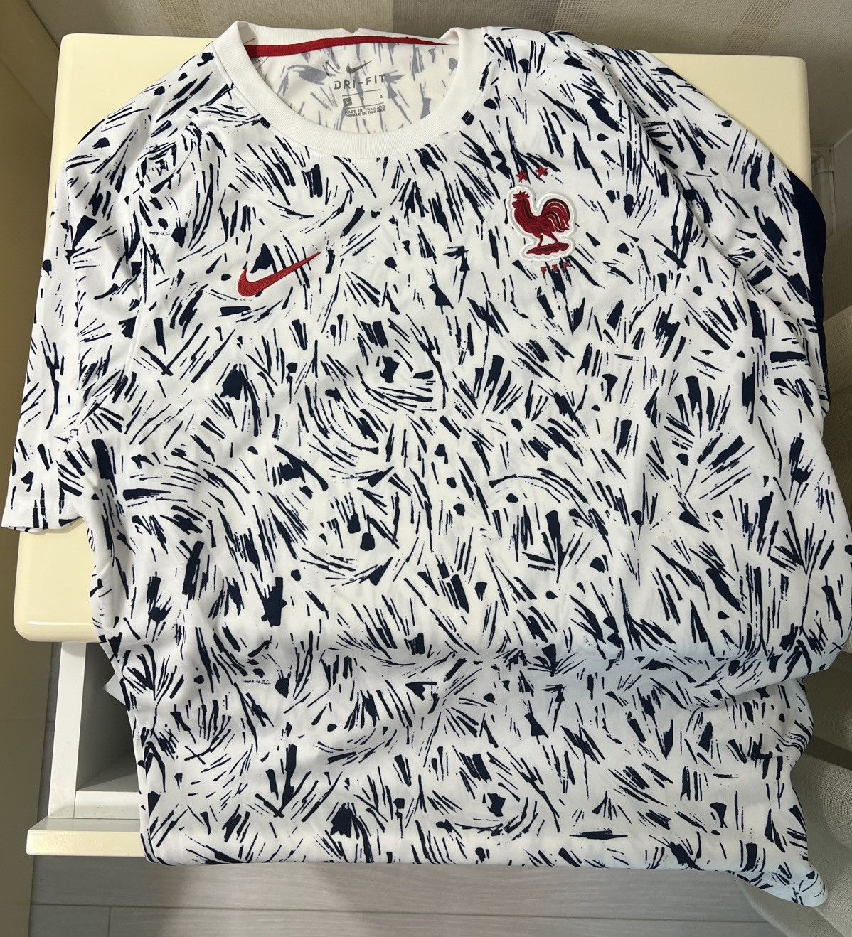 Nike × Vintage NIKE France National Team 2020 Pre-Match Jersey Men’s Size US L / EU 52-54 / 3 - 1 Thumbnail