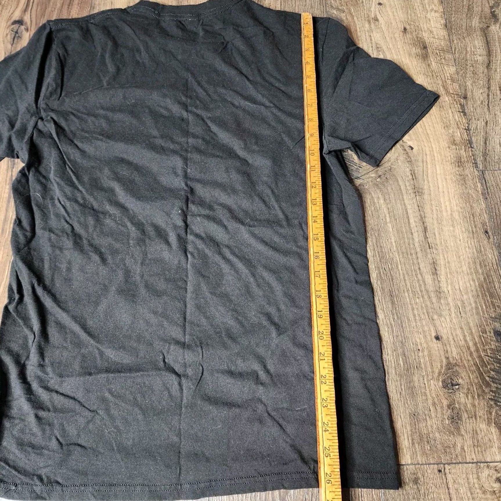 Logo 7 VINTAGE Concert T-Shirt Mens M Wu Tang Promo Logo Crew Neck Short Sleeve Black Cotton Knit Logo Graphic 90s Music Mens Size US M / EU 48-50 / 2 - 2 Thumbnail