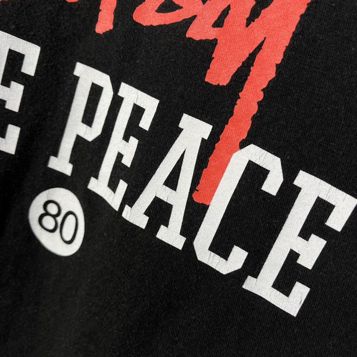 Stussy Vintage Stussy y2k Increase The Pease big logo tee 90’s Size US S / EU 44-46 / 1 - 8 Thumbnail