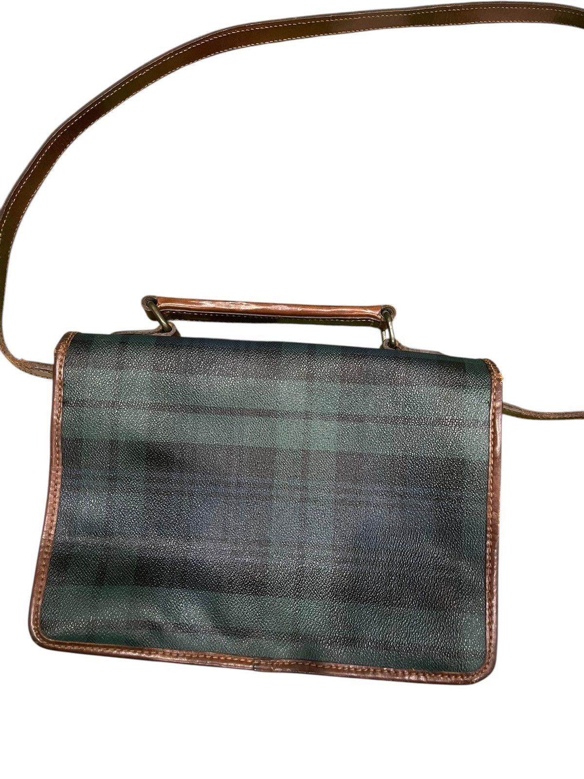 Polo Ralph Lauren Vintage Polo Ralph Lauren Plaid Crossbody Leather Bag Size ONE SIZE - 3 Thumbnail
