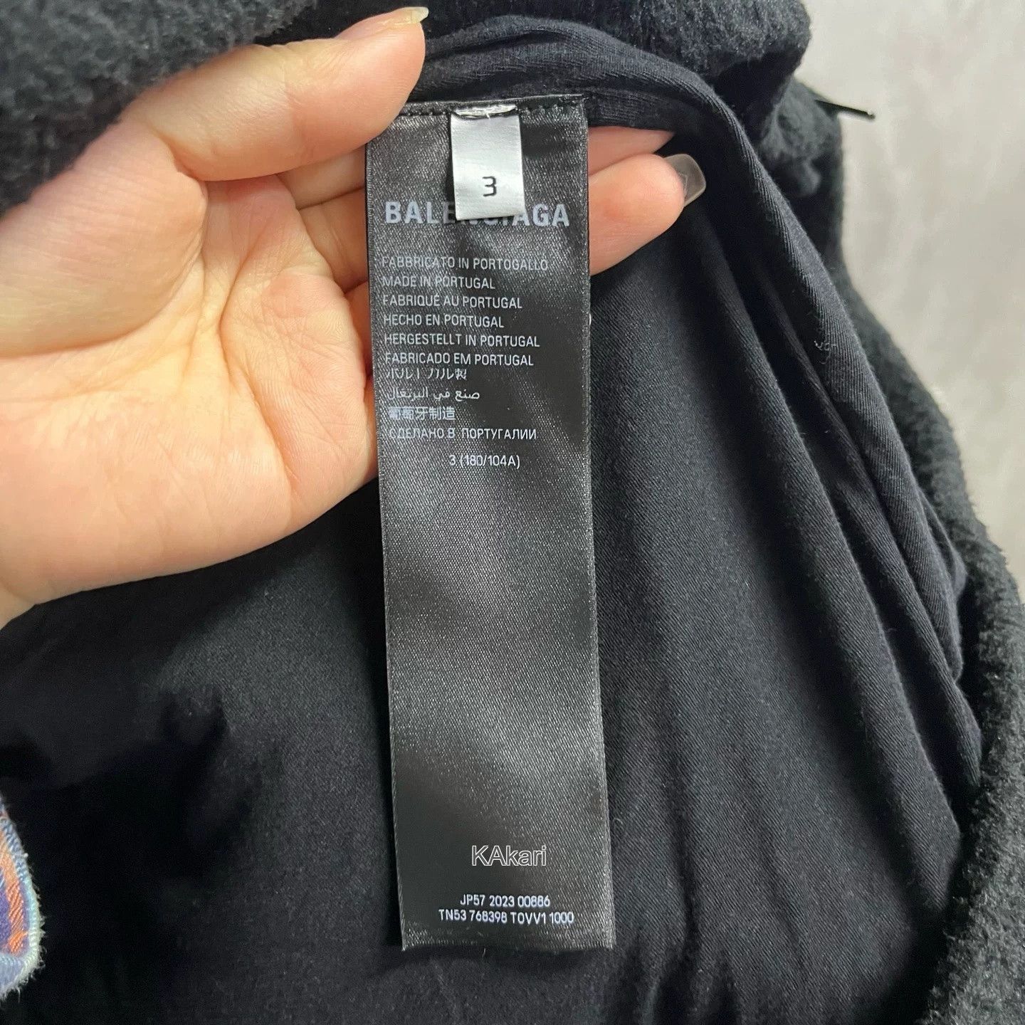 Balenciaga Balenciaga Black Logo Print Zip Jacket Size US XXS / EU 40 - 2 Thumbnail