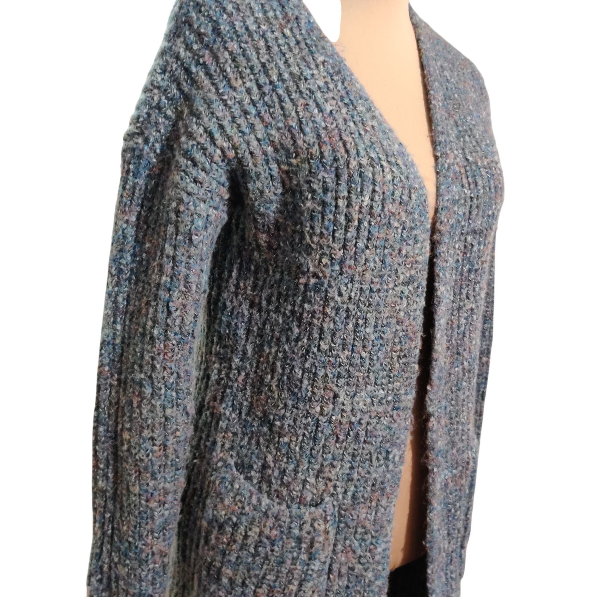 Other Universal Thread S Textured Knit Longline Cardigan Cozy Cott Size S / US 4 / IT 40 - 4 Thumbnail