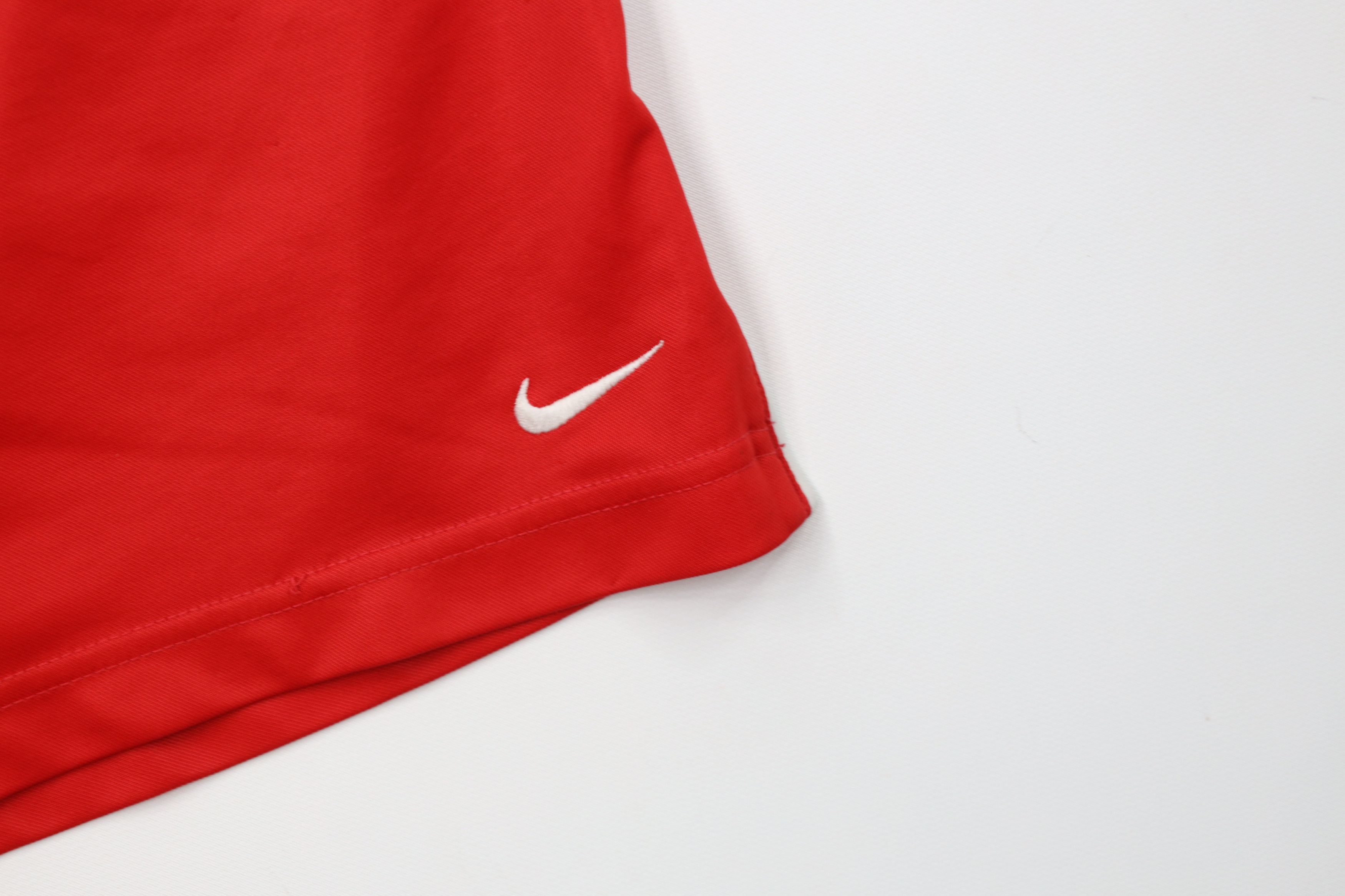 Nike Vintage Nike Mini Swoosh Running Soccer Shorts Red AS IS Size US 32 / EU 48 - 5 Thumbnail