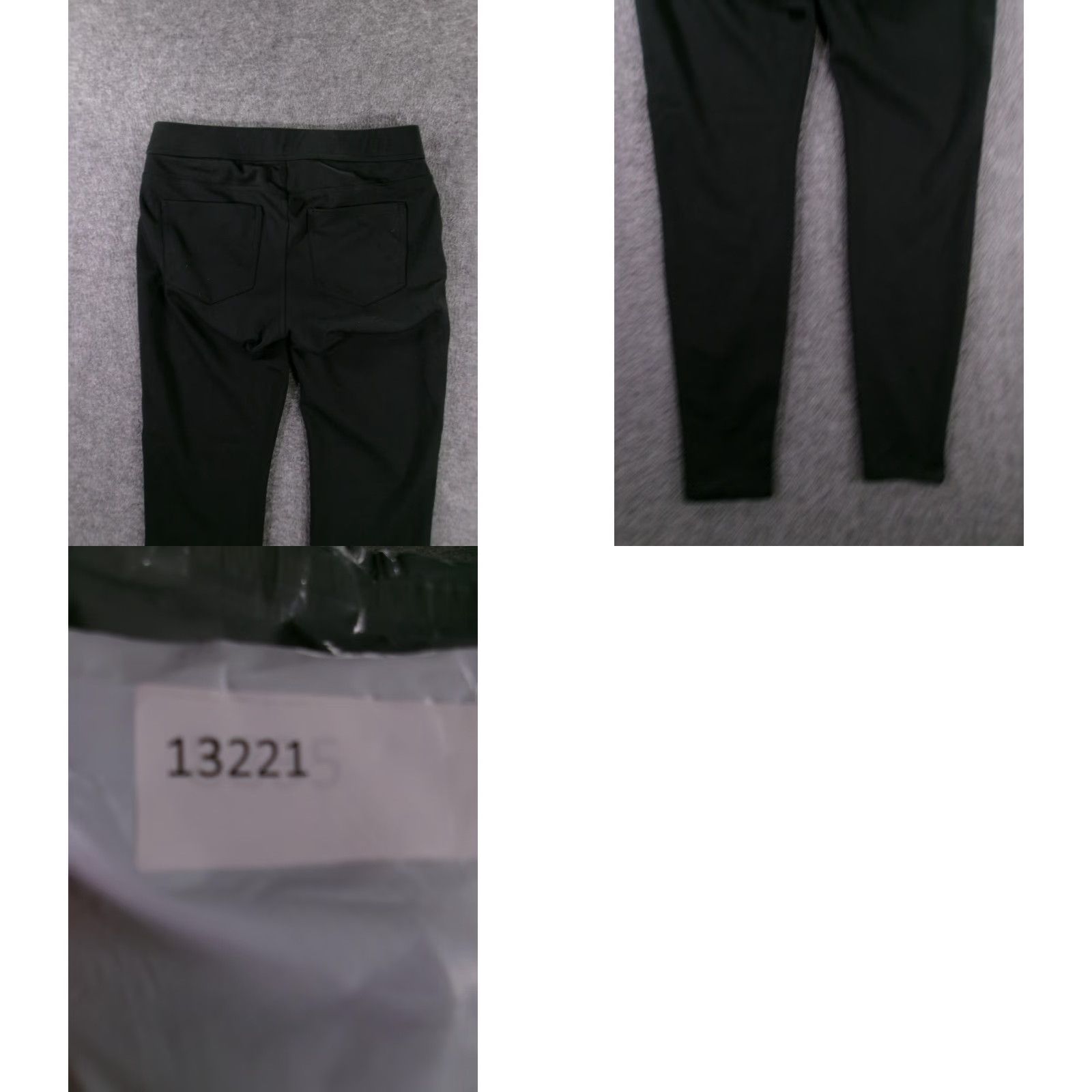 Vintage Maurices Pants Womens Medium Regular Black Leggings Sequin Stripes Edgy Sleek Clubwear Modern Size 32" / US 10 / IT 46 - 9 Thumbnail