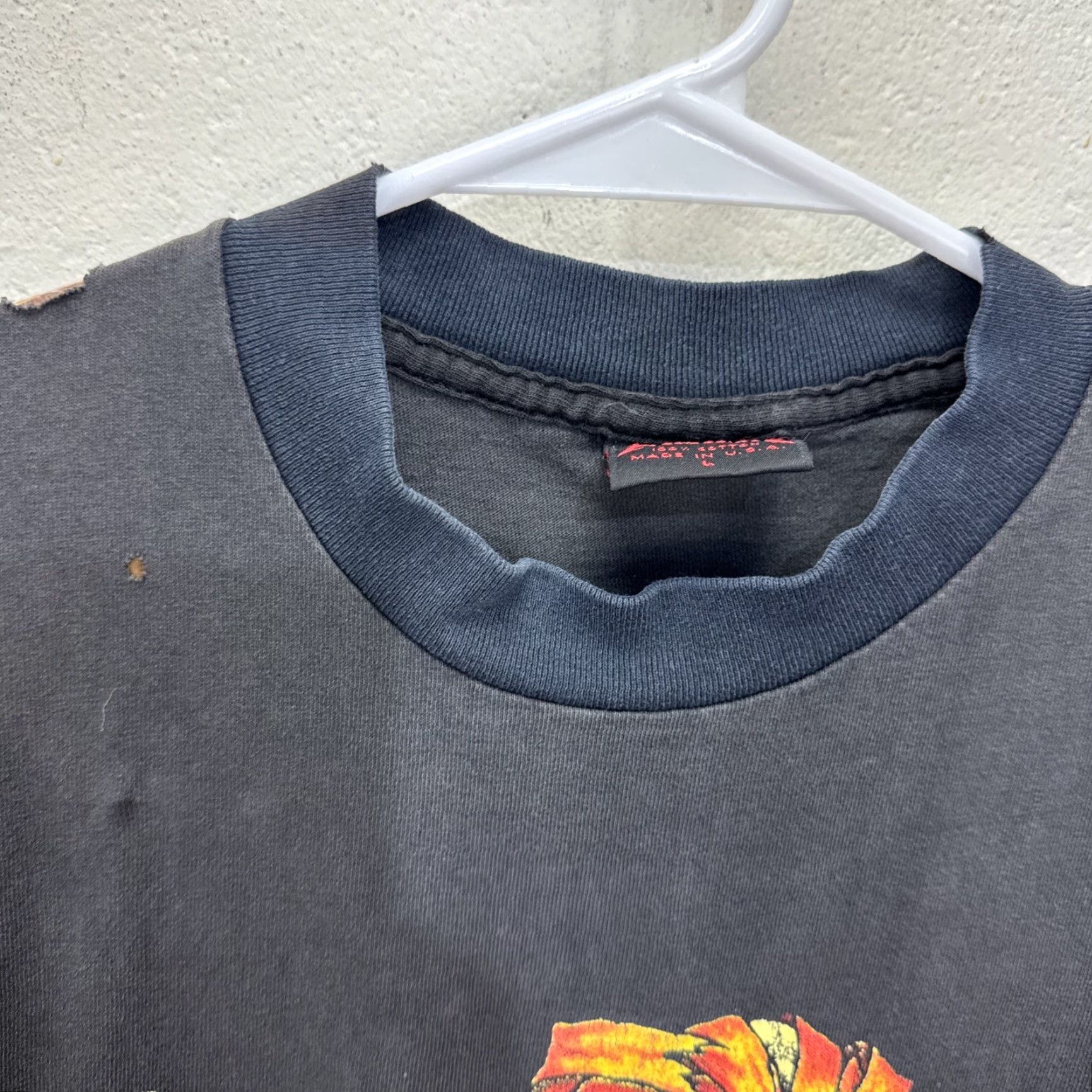 Vintage VINTAGE Metallica T-Shirt Men Large 90s Band Merch Graphic Print Black Crew Neck Short Sleeve Metallica Logo Size US L / EU 52-54 / 3 - 5 Thumbnail