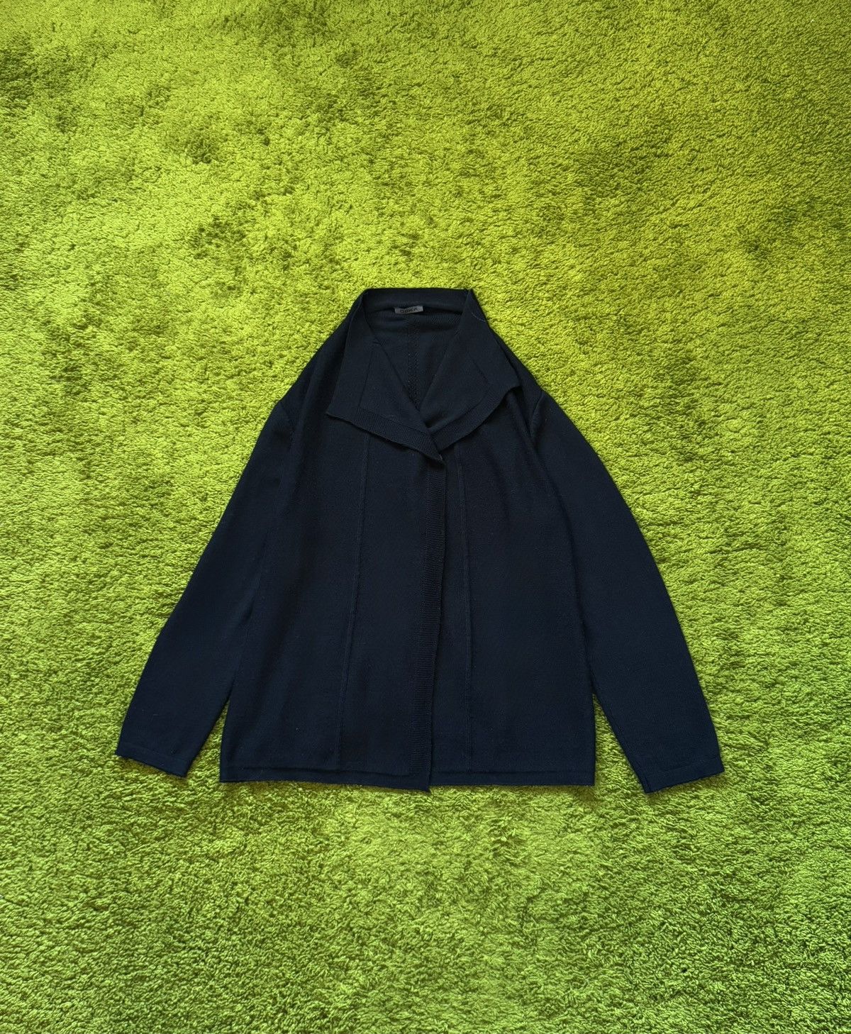Designer × OSKA Oska 100% wool avant garde cardigan sweater Size L / US 10 / IT 46 - 1 Thumbnail