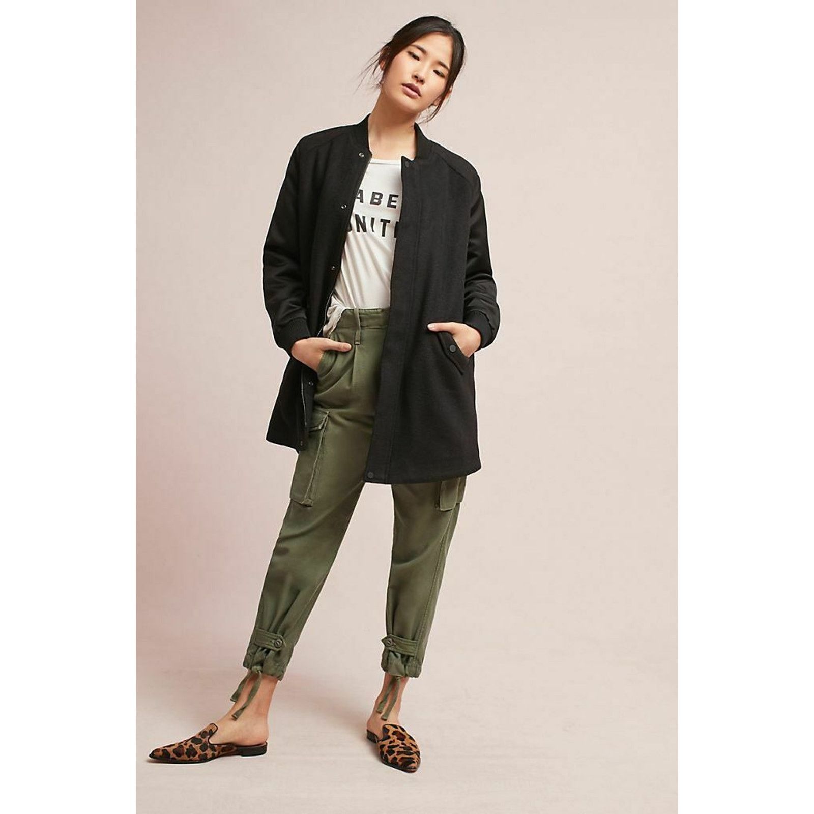 Anthropologie Anthropologie Left Bank Wool Jacket by Mo:Vint $350 Black XS Size XS / US 0-2 / IT 36-38 - 1 Thumbnail