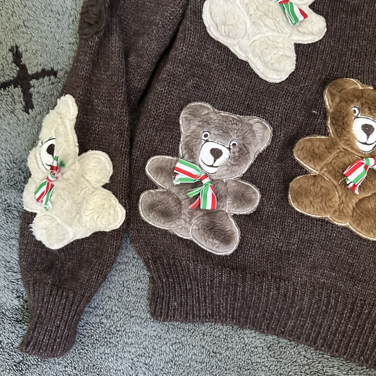 Moschino Archive Moschino Couture Bear Knit Sweater Vintage Size S / US 4 / IT 40 - 3 Thumbnail