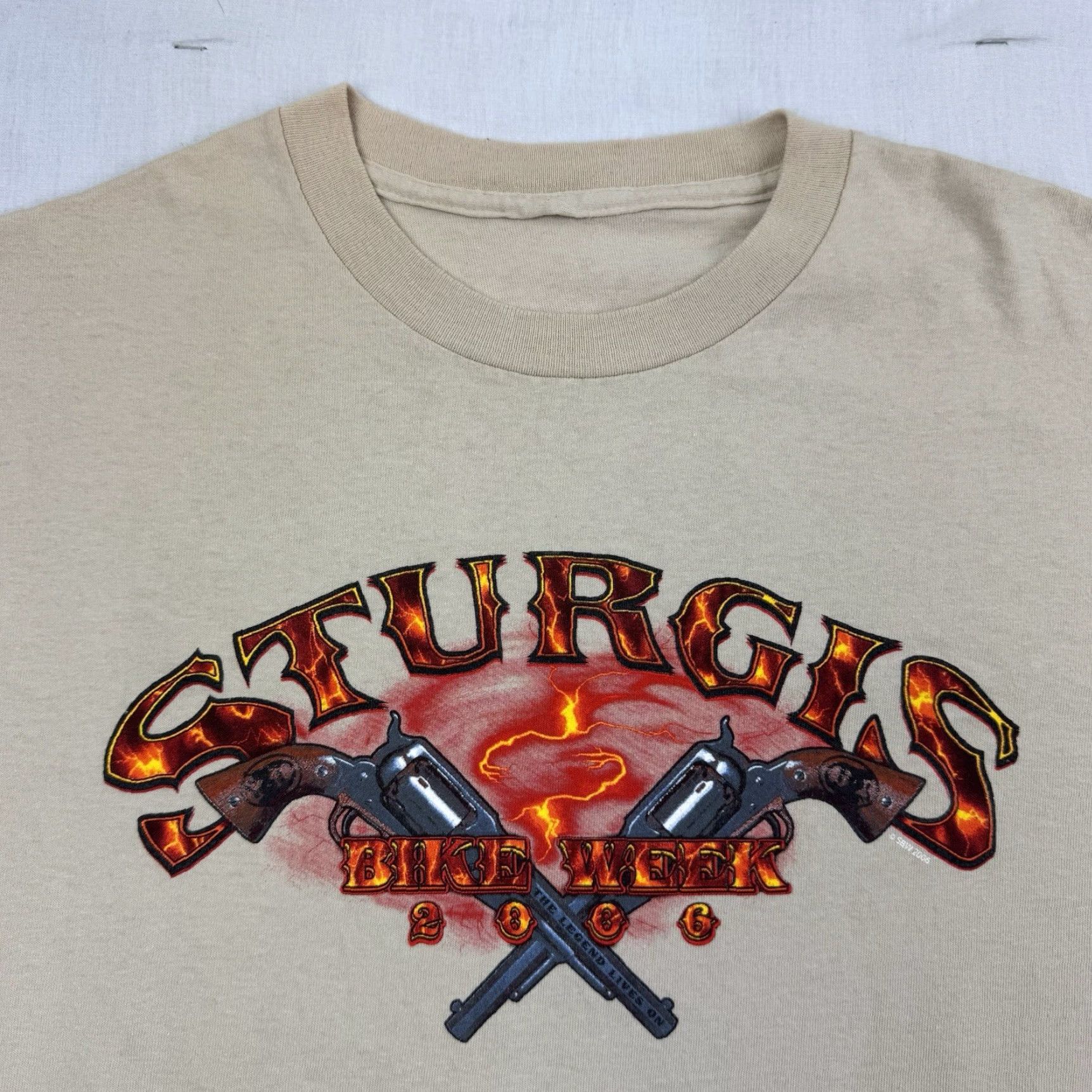 Vintage VINTAGE Sturgis T Shirt Adult Large Biker Motorcycle Y2K Bike Week 2006 American Size US L / EU 52-54 / 3 - 4 Thumbnail