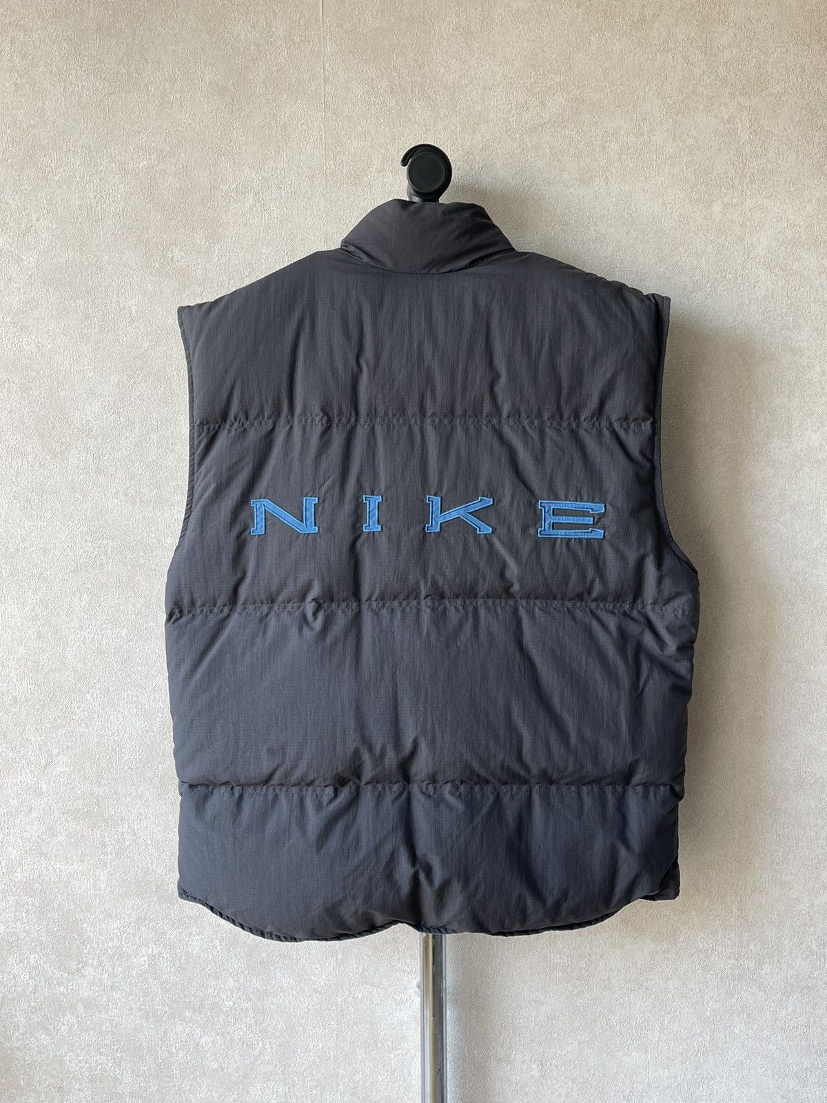 Nike 90s VTG Nike Spellout Reversible Puffer Down Vest Ripstop Size US M / EU 48-50 / 2 - 1 Thumbnail