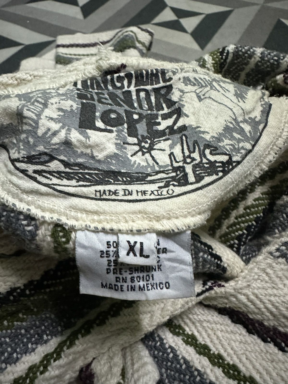 Baja East × Mexicana × Vintage Mexican baja hoodie Size US XL / EU 56 / 4 - 10 Thumbnail
