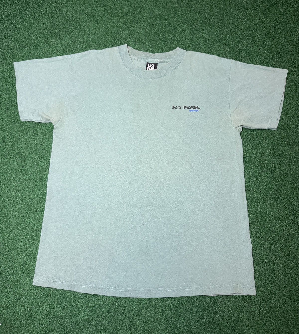 No Fear 90s No Fear Death Is Natures Way To Say Slow Down T Shirt Size US L / EU 52-54 / 3 - 1 Thumbnail