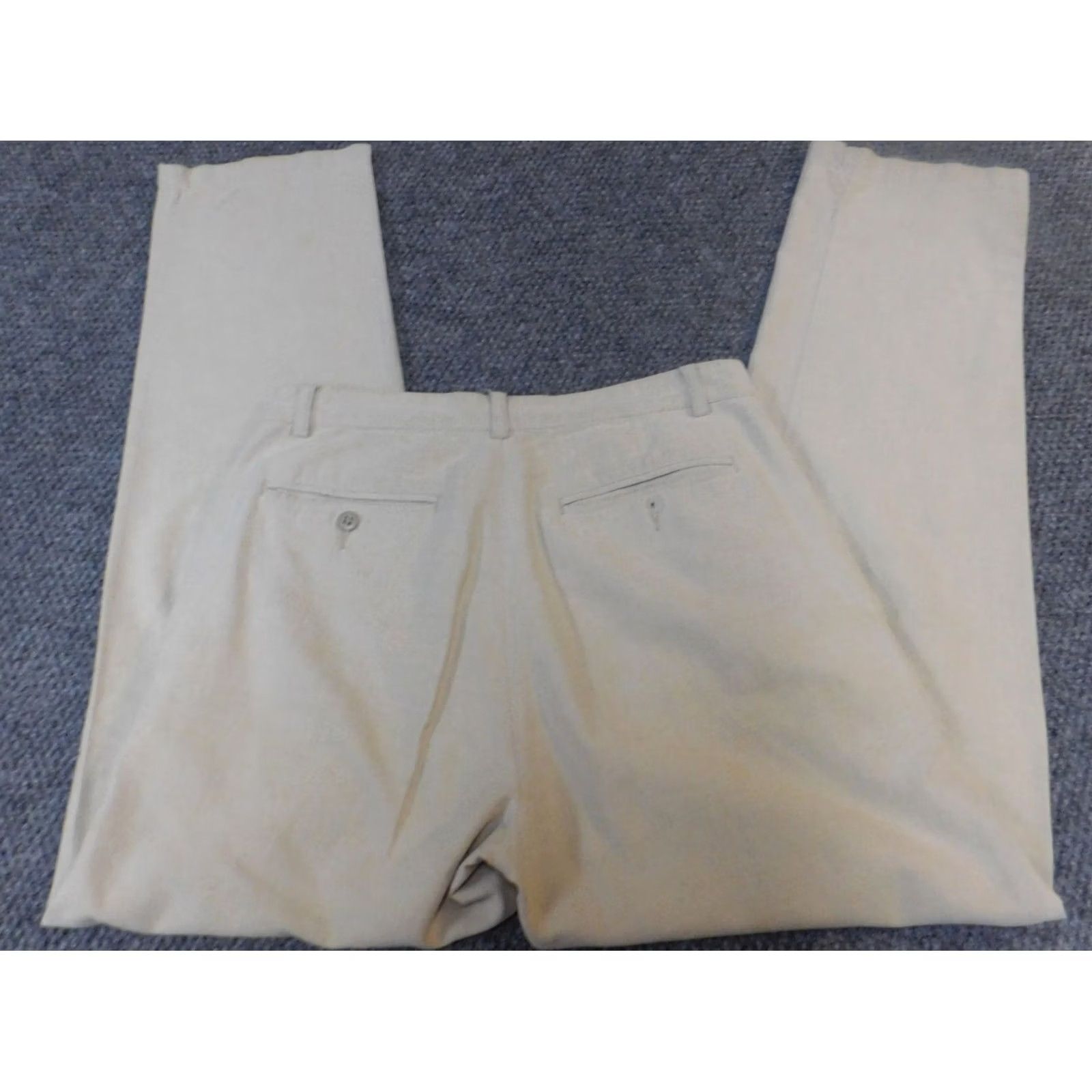 Vintage Structure Mens Pants 32x34 beige chino regular american Pants Regular Beige 32 34 Men Size US 32 / EU 48 - 5 Thumbnail