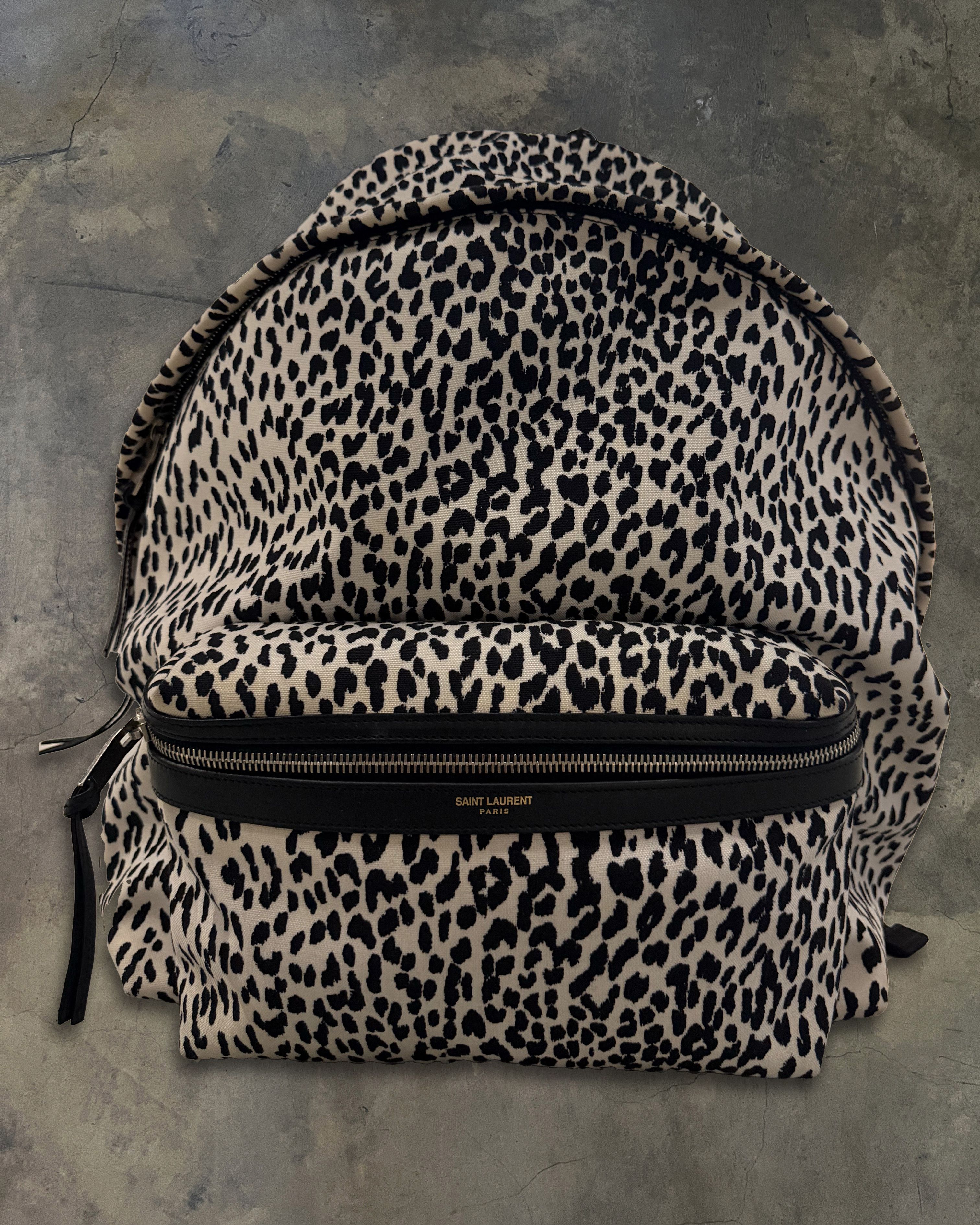 Saint Laurent Paris SAINT LAURENT LEOPARD BACKPACK Size ONE SIZE - 1 Thumbnail