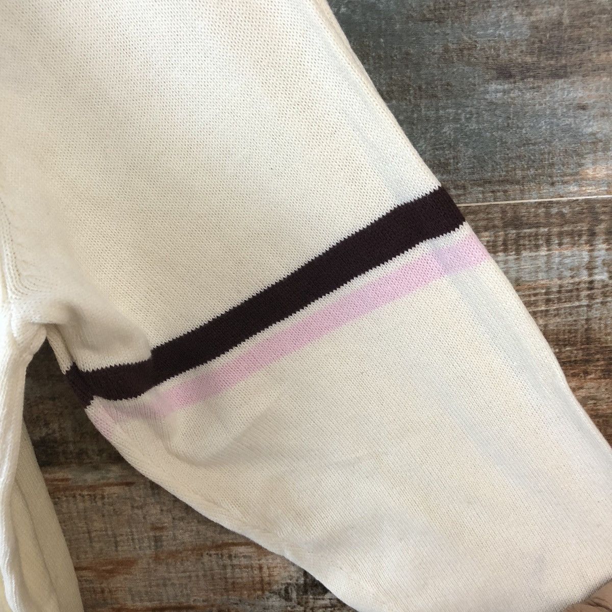 Vintage DL Yonex japan vintage White Knitwear #C751 Size US M / EU 48-50 / 2 - 10 Thumbnail