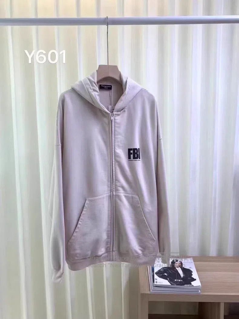 Balenciaga Zipper Sweatshirt Jacket