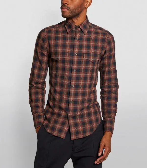 Tom Ford o1loc1c0724 94MEKI Shirt in Multicolor Size US S / EU 44-46 / 1 - 4 Thumbnail