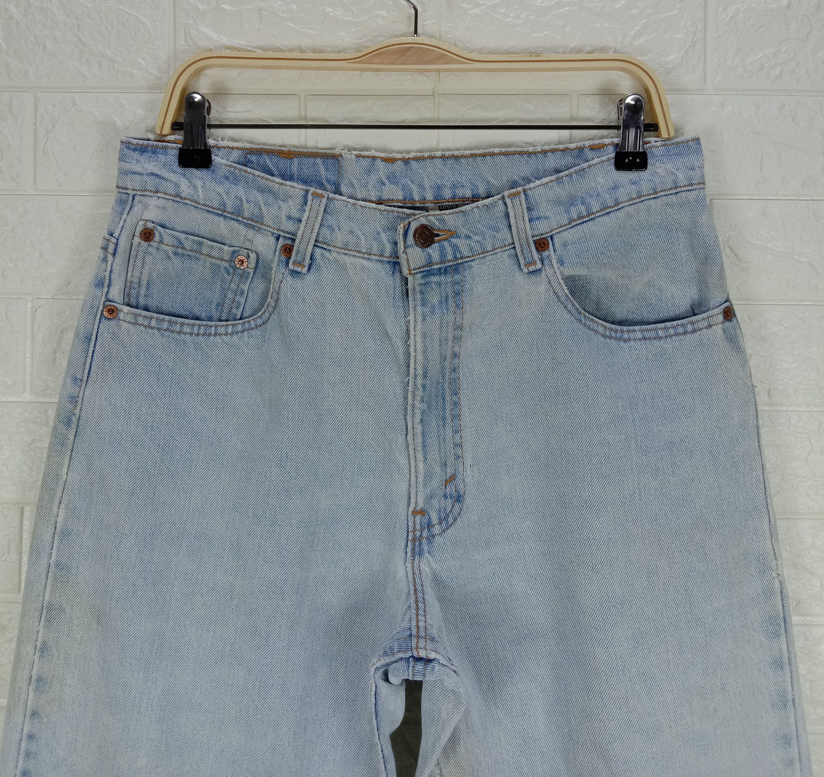 Levi's Vintage 90s Levi's 550 Jeans Relaxed Fit Tapered Leg Denim Size US 32 / EU 48 - 2 Thumbnail