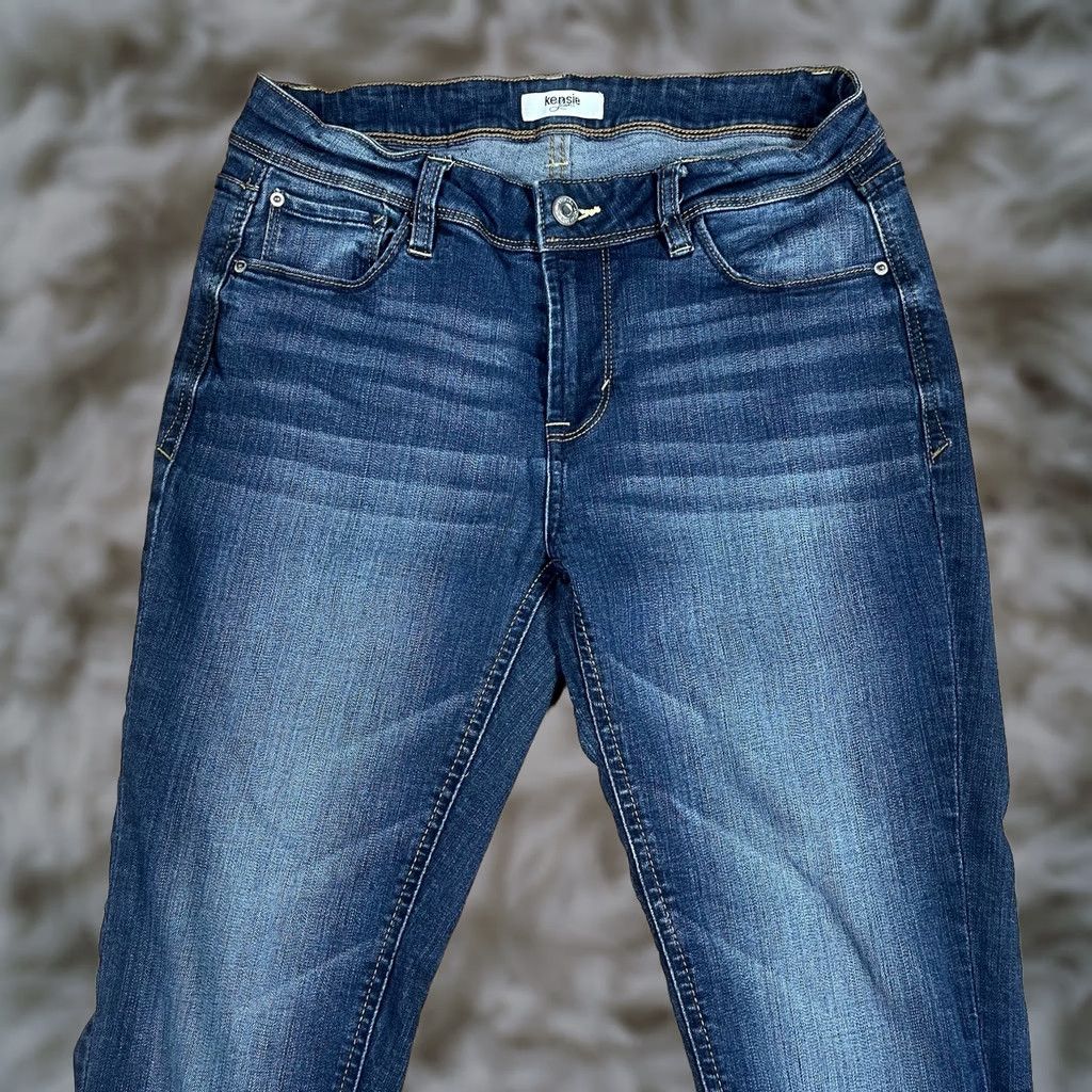 Vintage Kensie Jeans Women's Skinny Mid Rise Blue Wash Denim Pants Size 2/26 Stretch Size 26" / US 2 / IT 38 - 1 Thumbnail