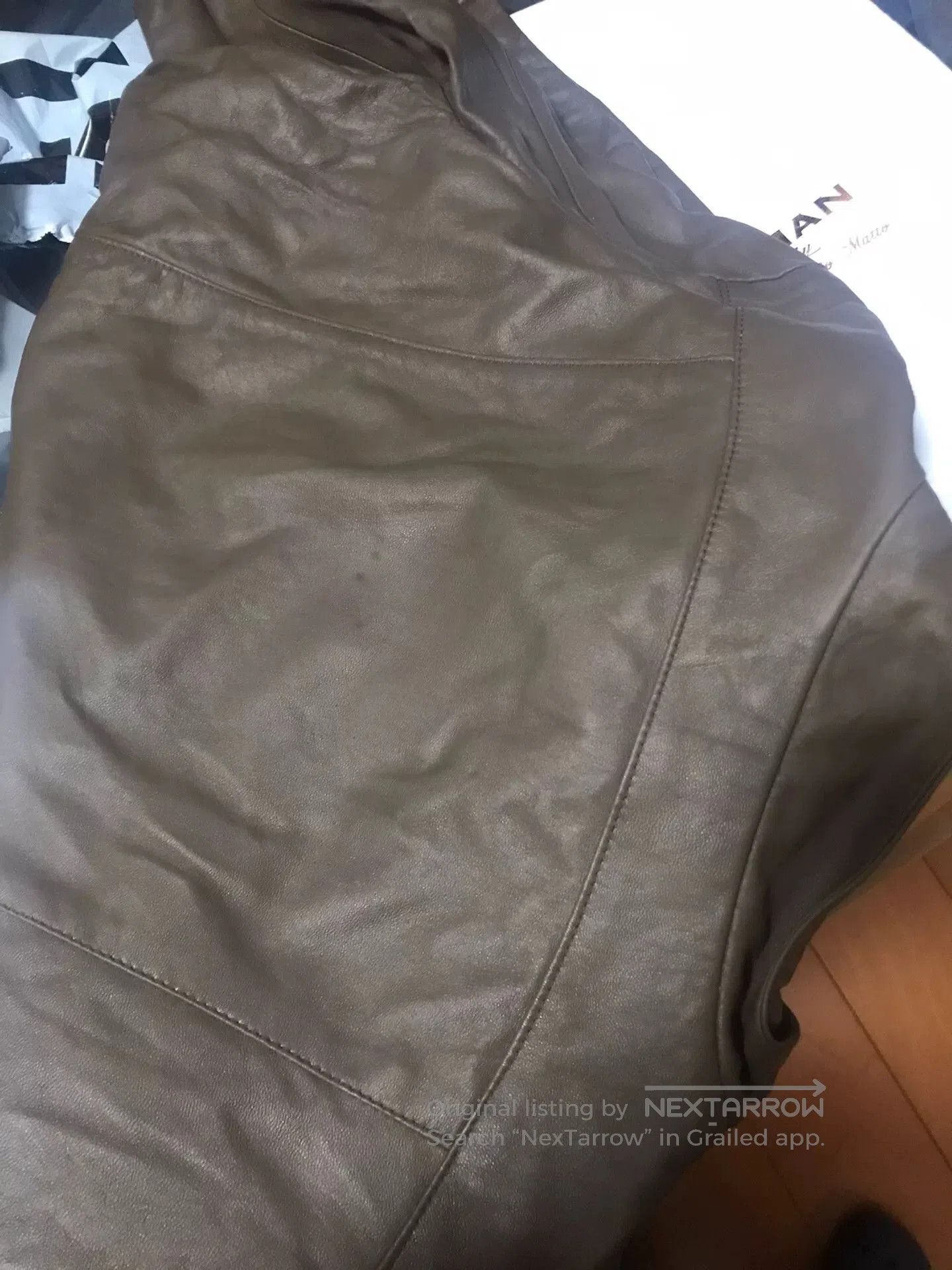 Giorgio Brato brown leather motorcycle jacket by giorgio brato. Size US M / EU 48-50 / 2 - 8 Thumbnail