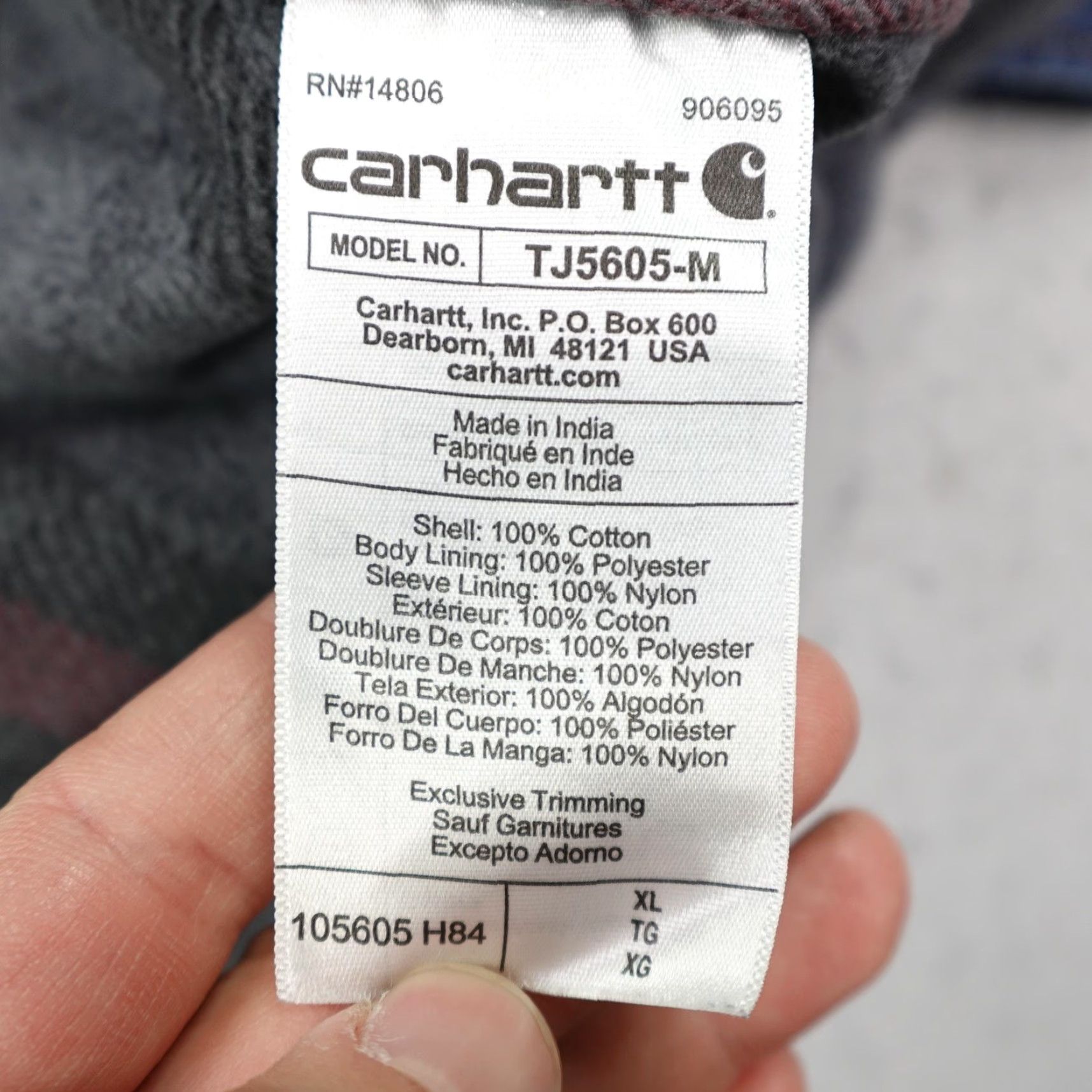 Carhartt Carhartt Jacket XL Blue Denim Relaxed Fit Fleece Lined Snap Shirt Jac Shacket Size US XL / EU 56 / 4 - 6 Thumbnail