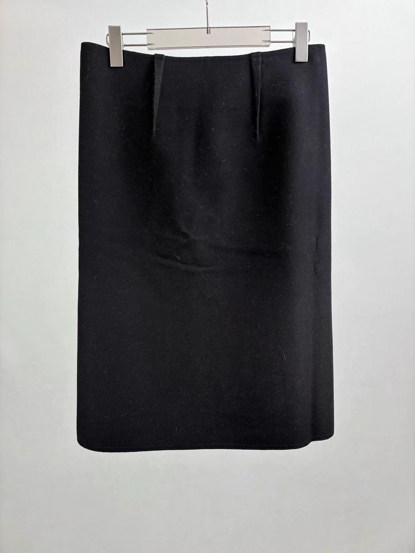 Celine CELINE Black Wool Skirt Size 36" / US 14 / IT 50 - 2 Thumbnail