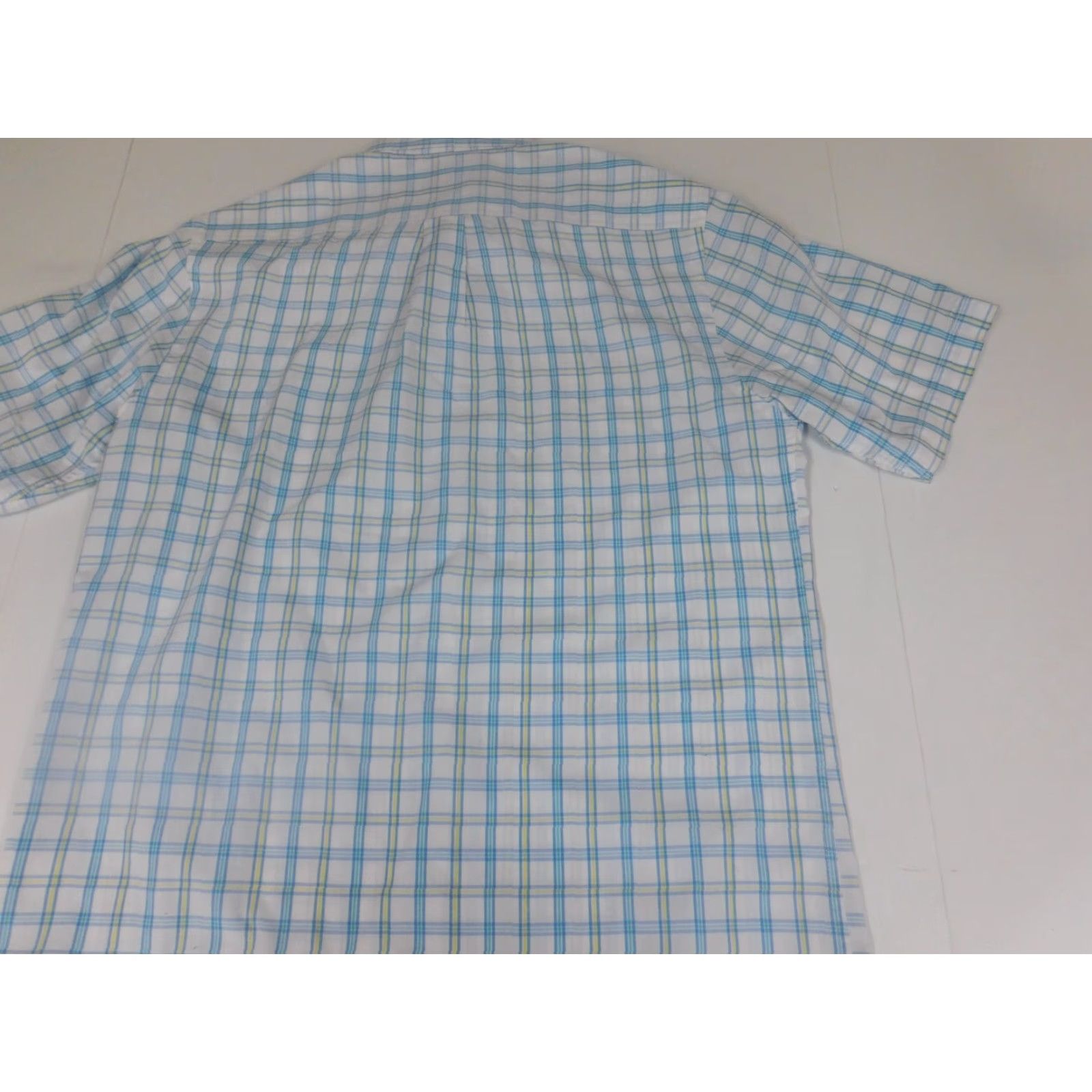 Dockers Dockers Shirt Short Sleeve Blue Plaid Button-Down Size US S / EU 44-46 / 1 - 6 Thumbnail