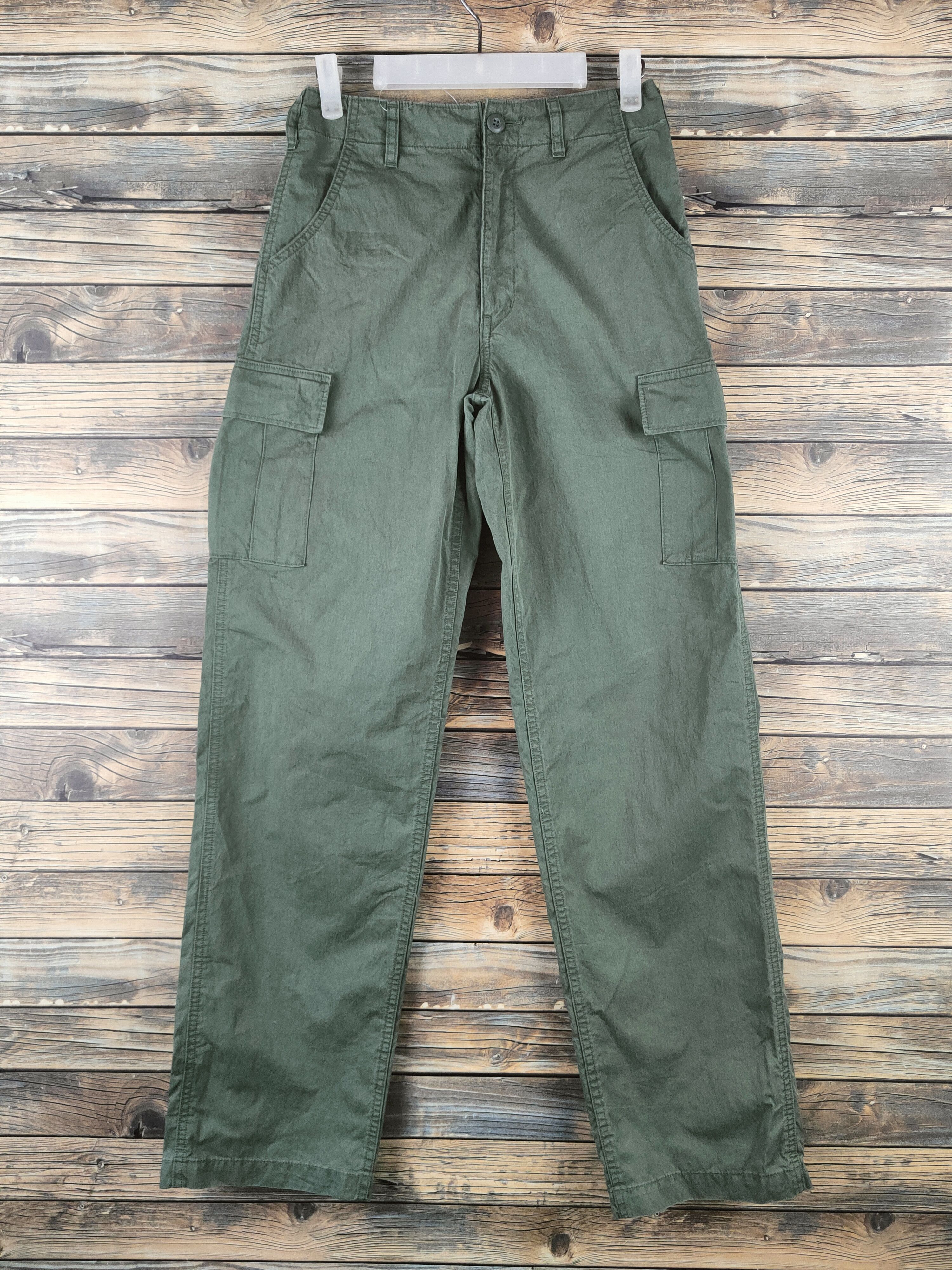 Uniqlo Green Multipocket Cargo Pants #S2848